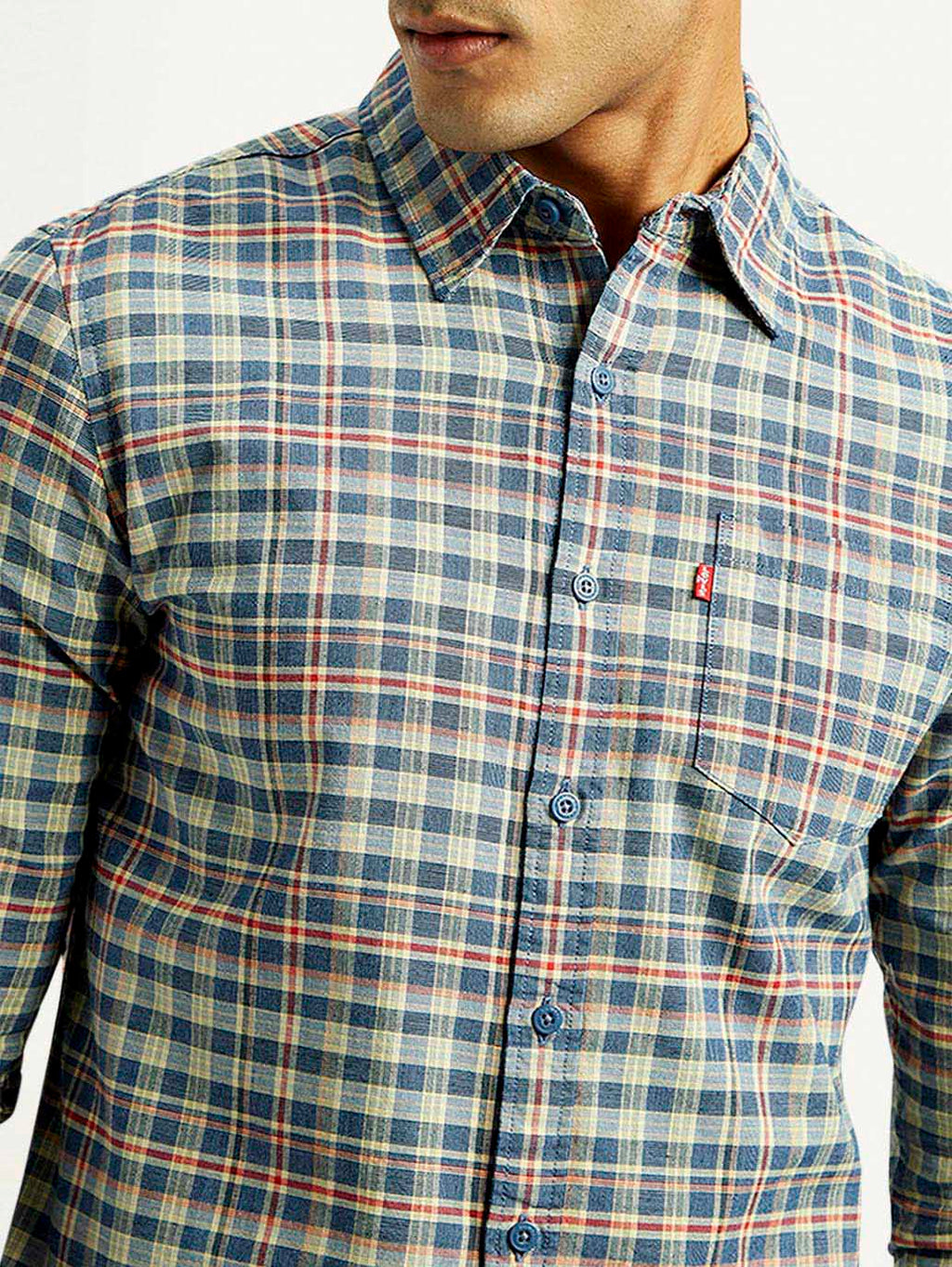 Men's Checkered Slim Fit Shirt