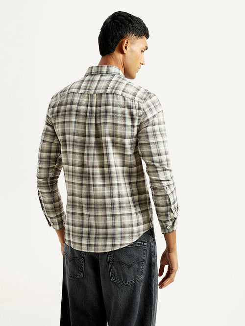Men's Checkered Multi Color Slim Fit Shirt