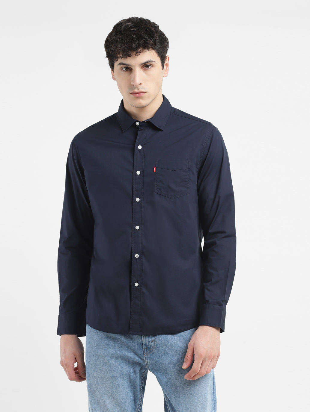 Men's Solid Slim Fit Shirt
