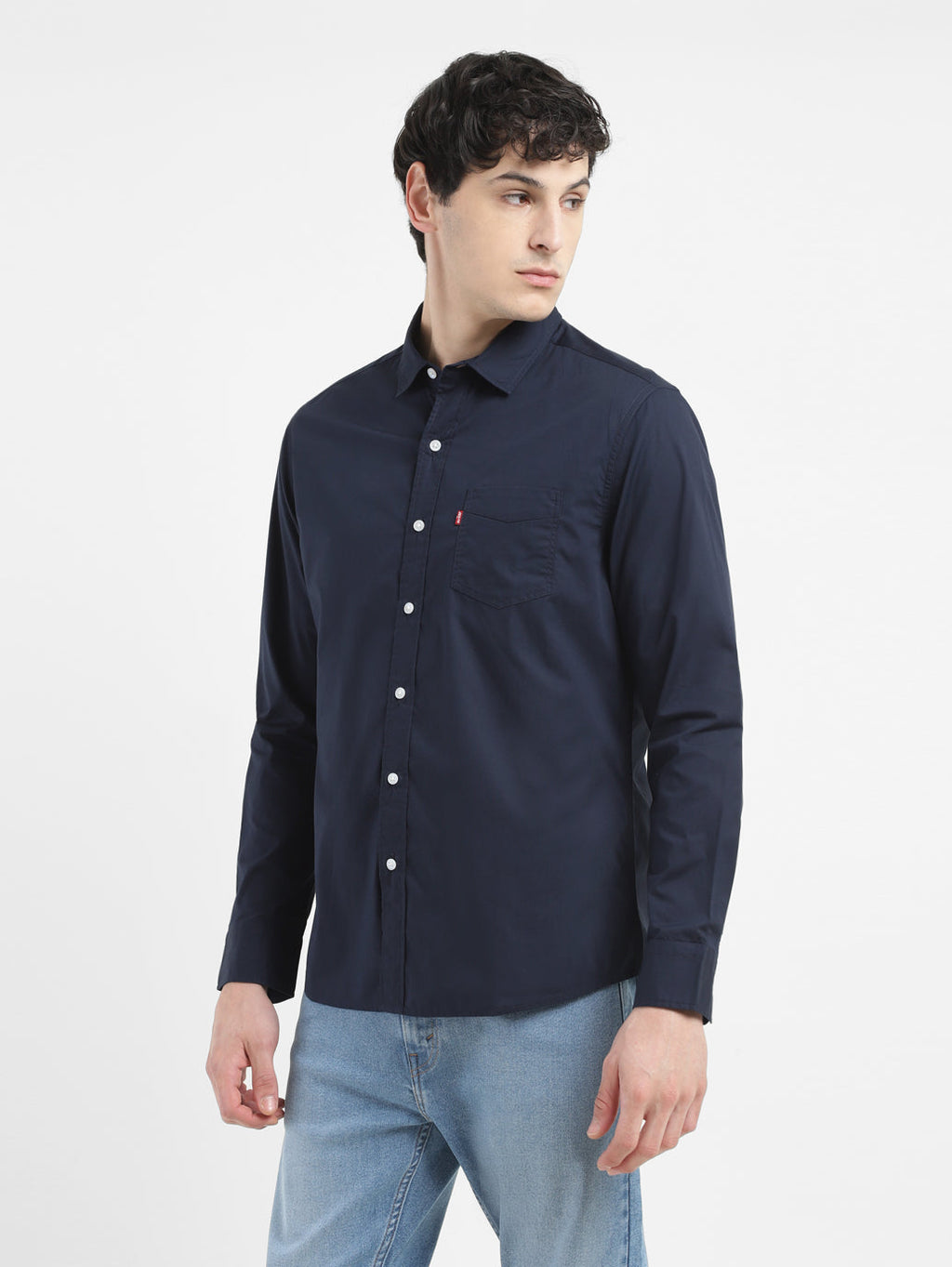 Men's Solid Slim Fit Shirt