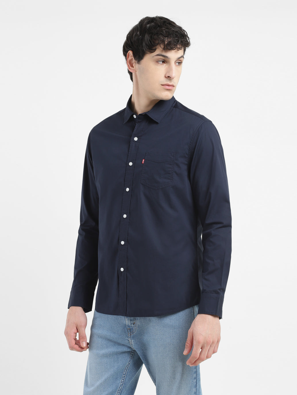 Men's Solid Slim Fit Shirt