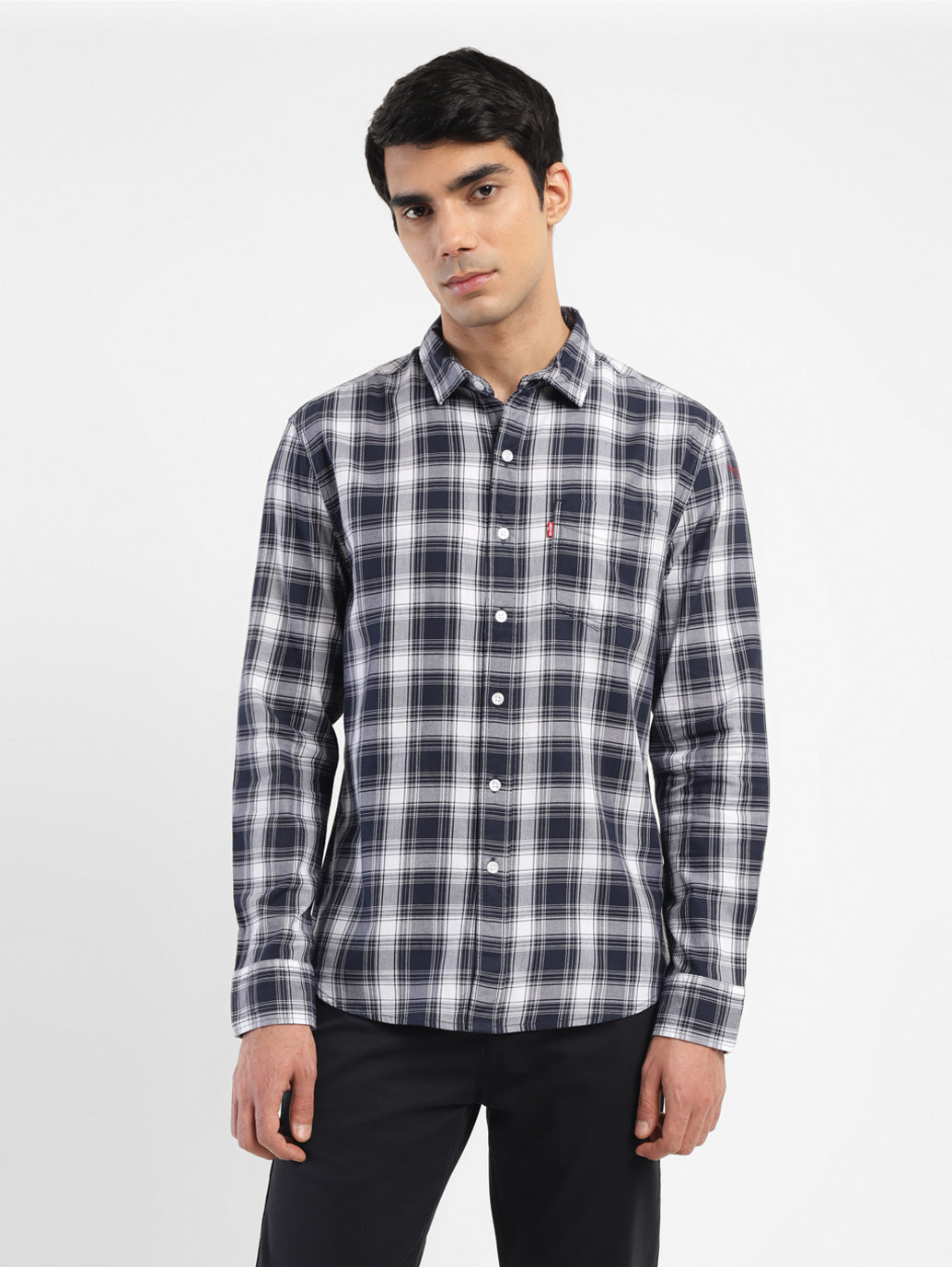 Men's Checkered Slim Fit Shirt