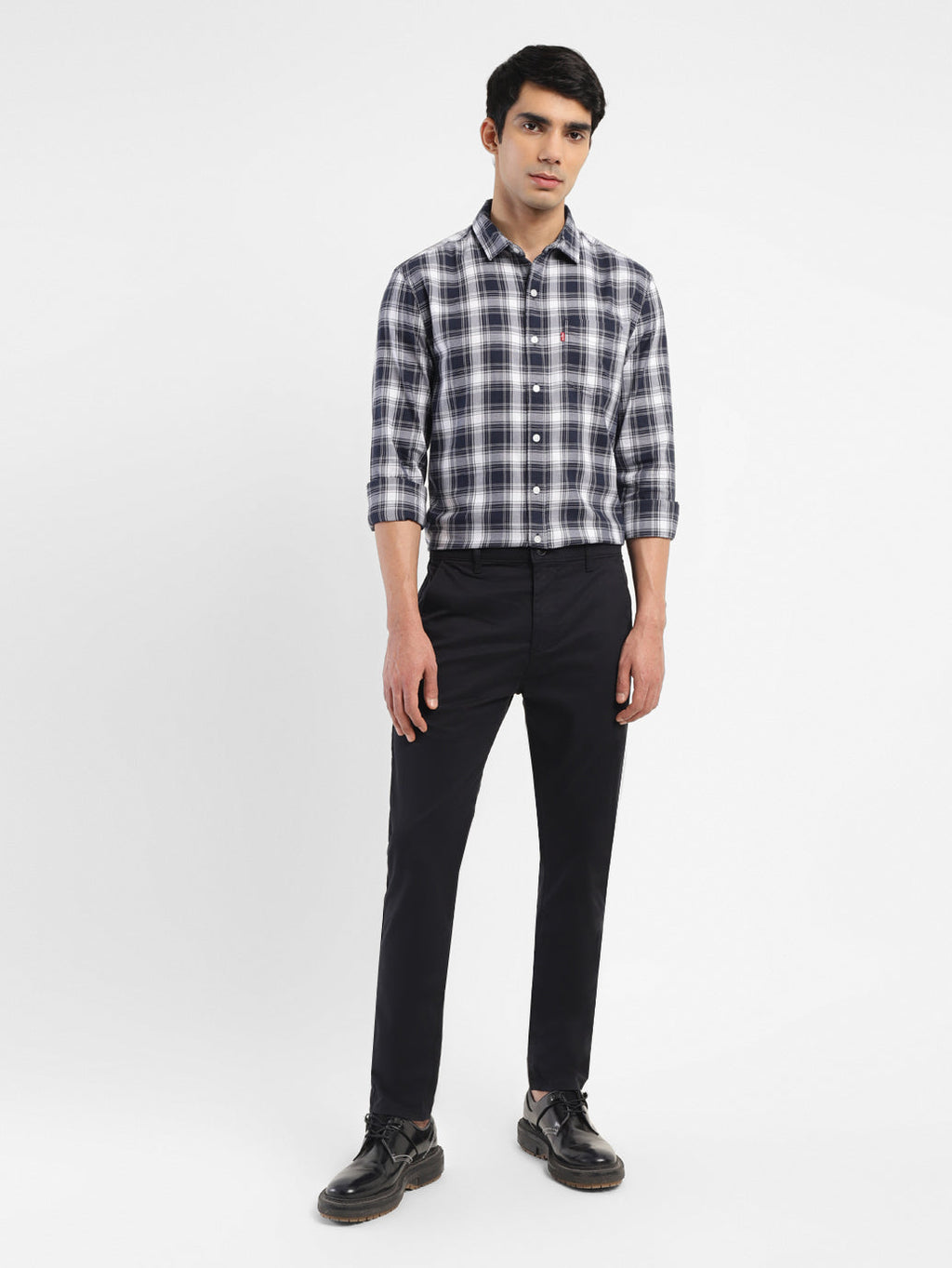 Men's Checkered Slim Fit Shirt