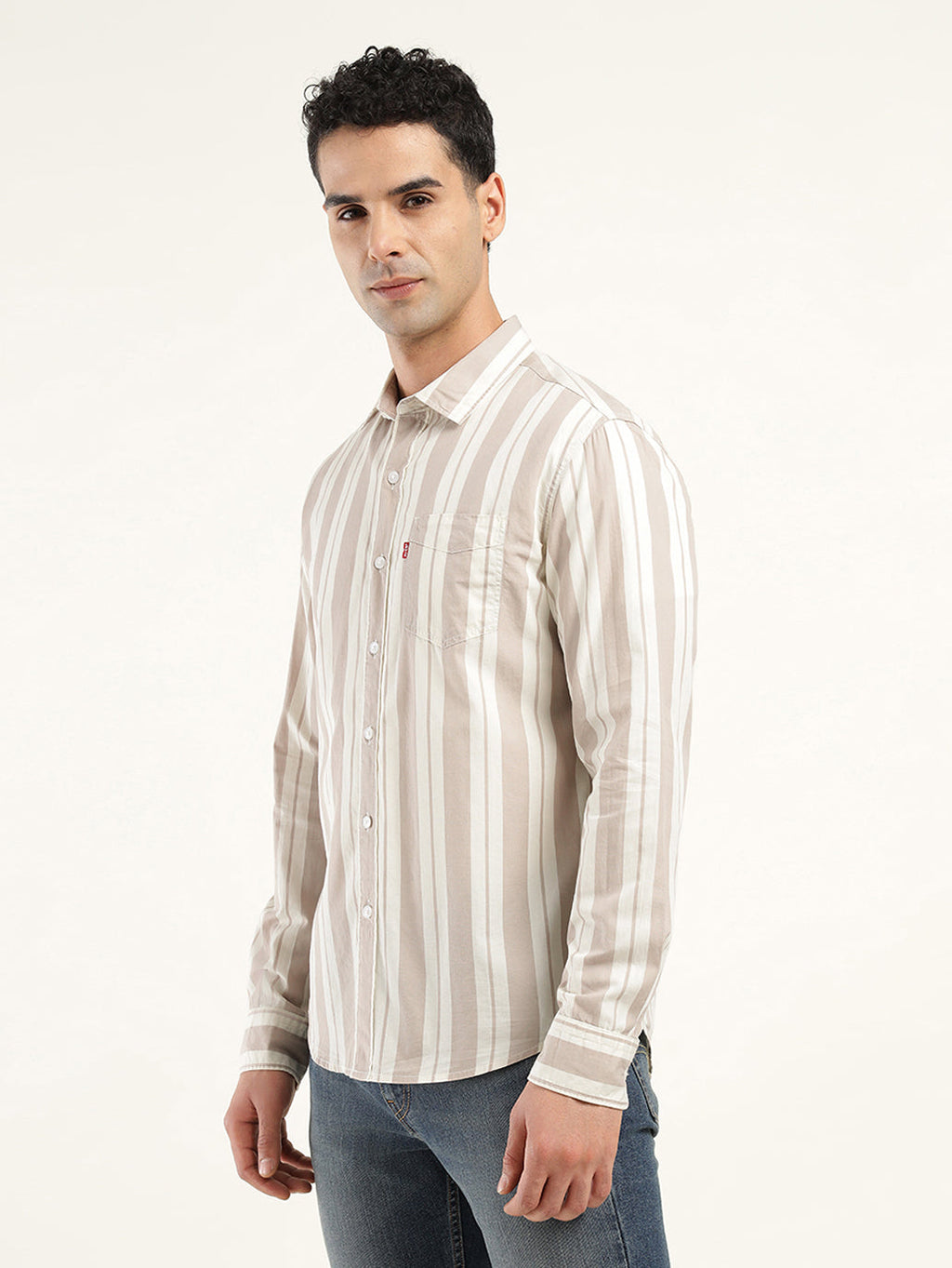 Men's Striped Slim Fit Shirt