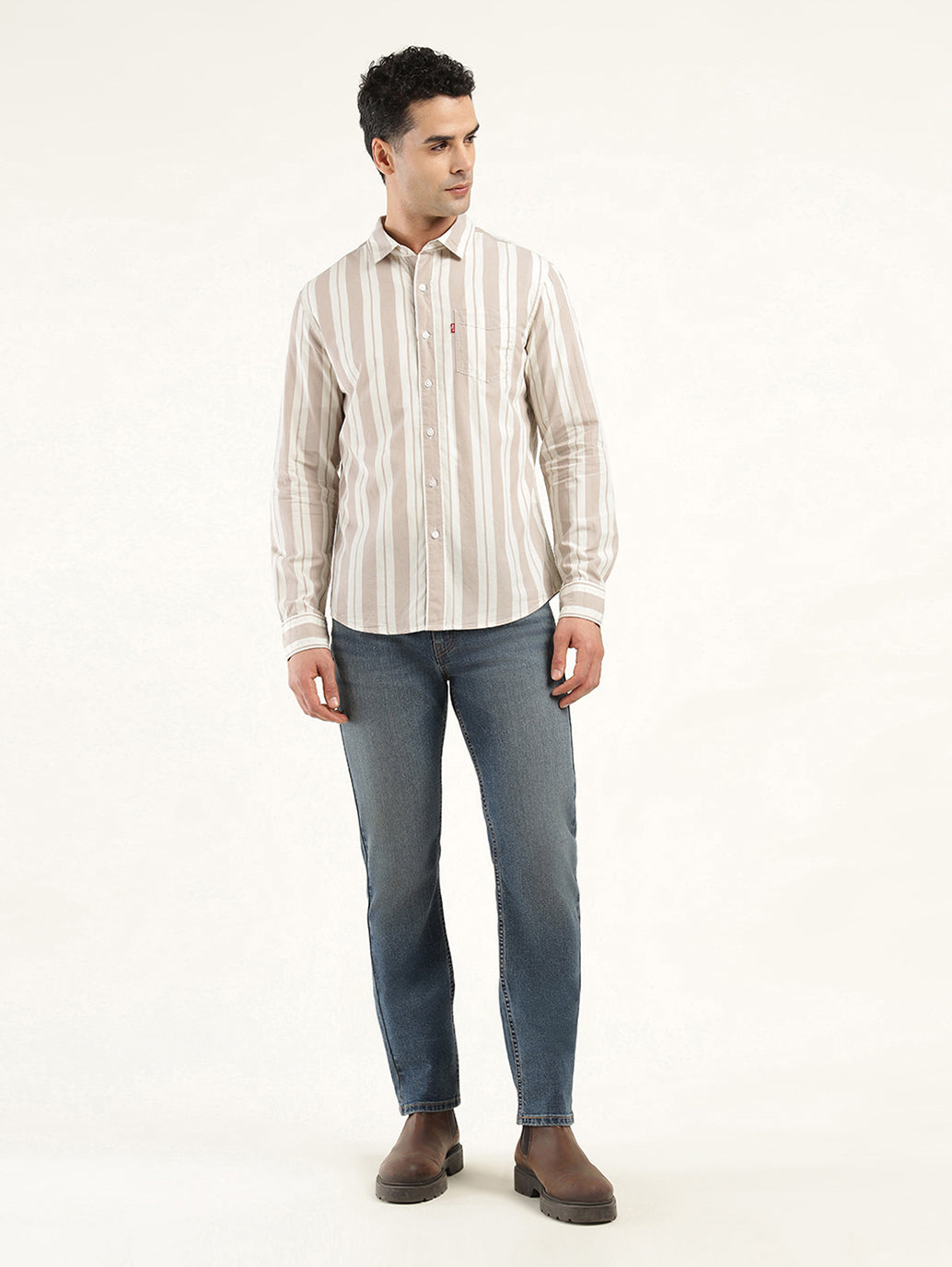 Men's Striped Slim Fit Shirt