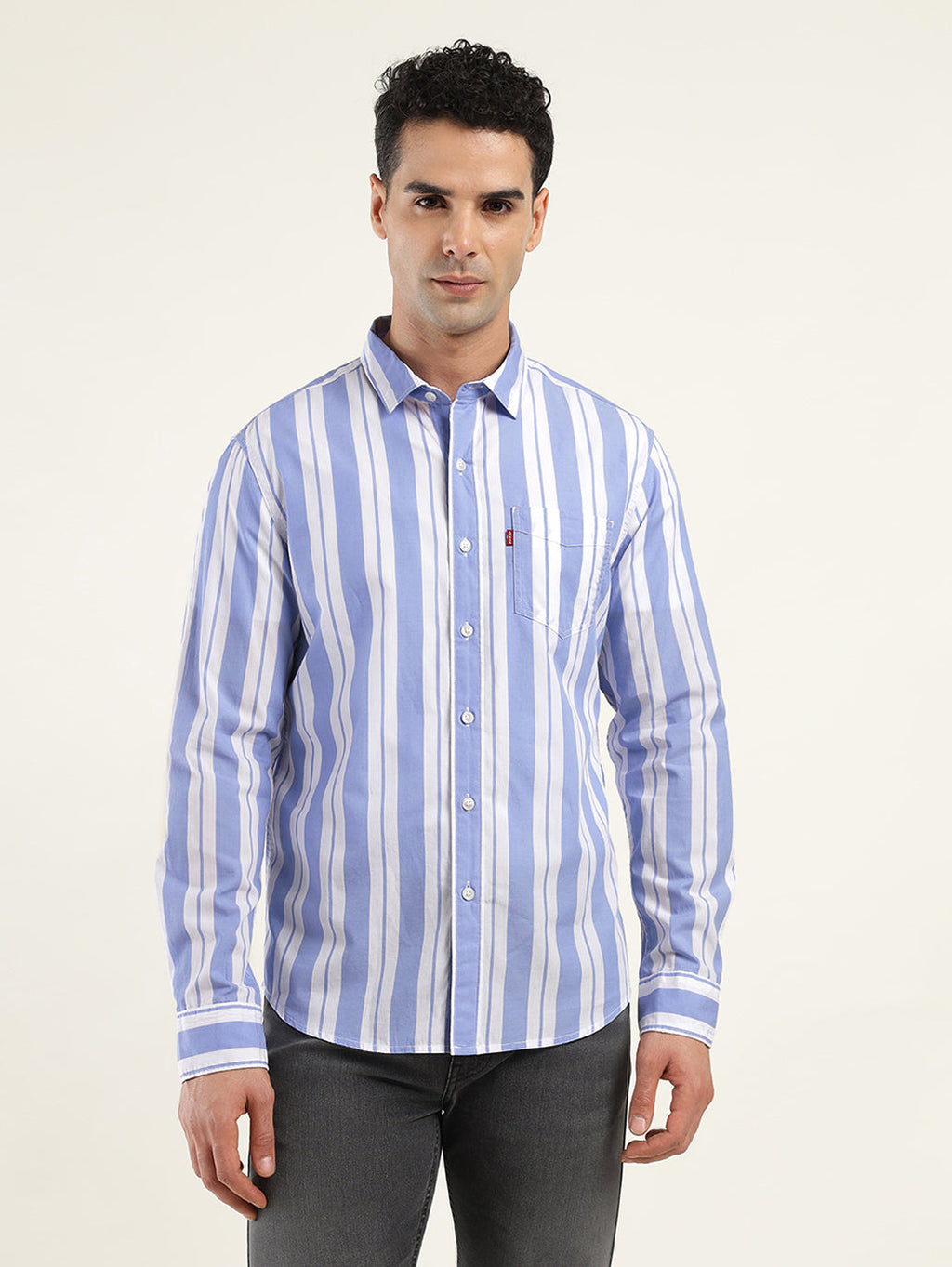 Men's Striped Slim Fit Shirt
