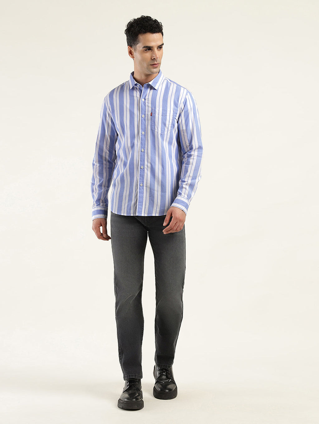 Men's Striped Slim Fit Shirt
