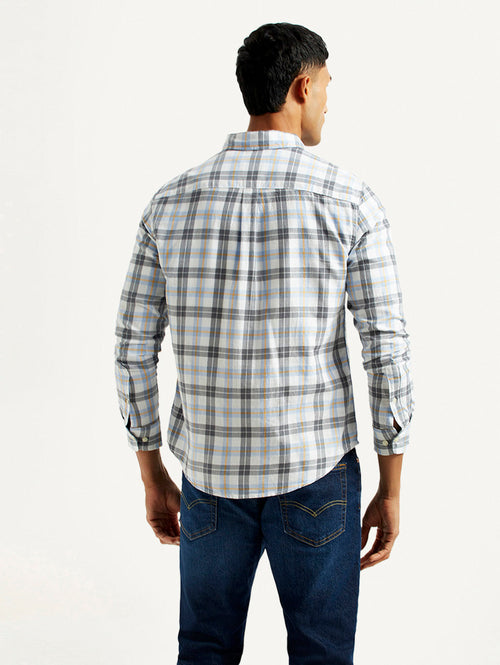 Men's Checkered Multi Color Slim Fit Shirt