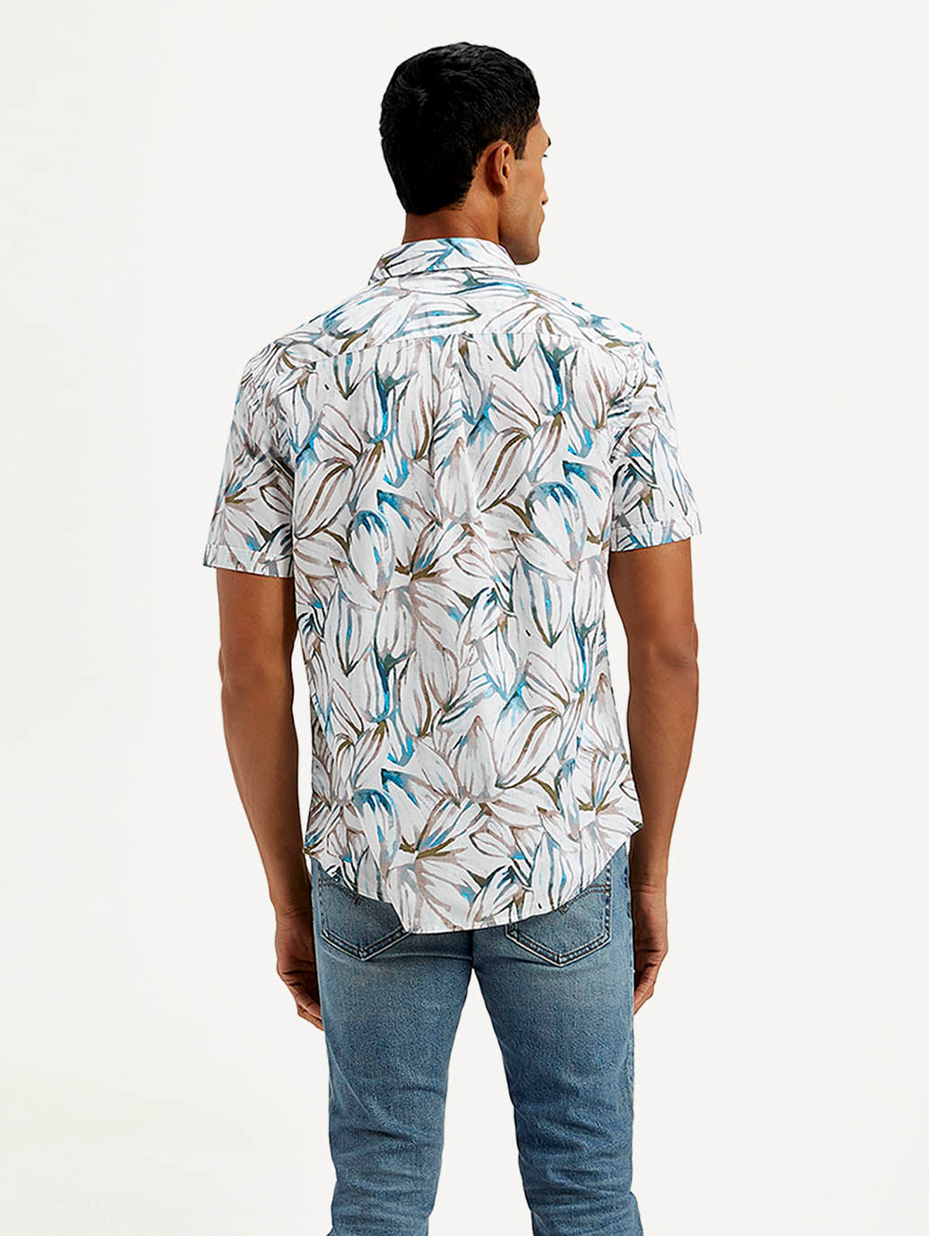 Men's Floral Slim Fit Shirt