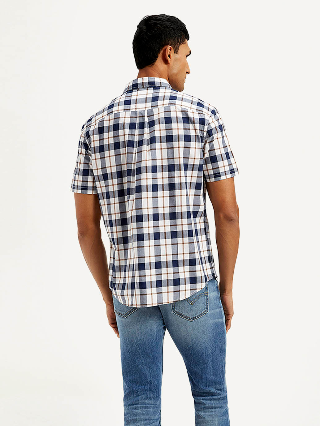 Men's Checkered Slim Fit Shirt
