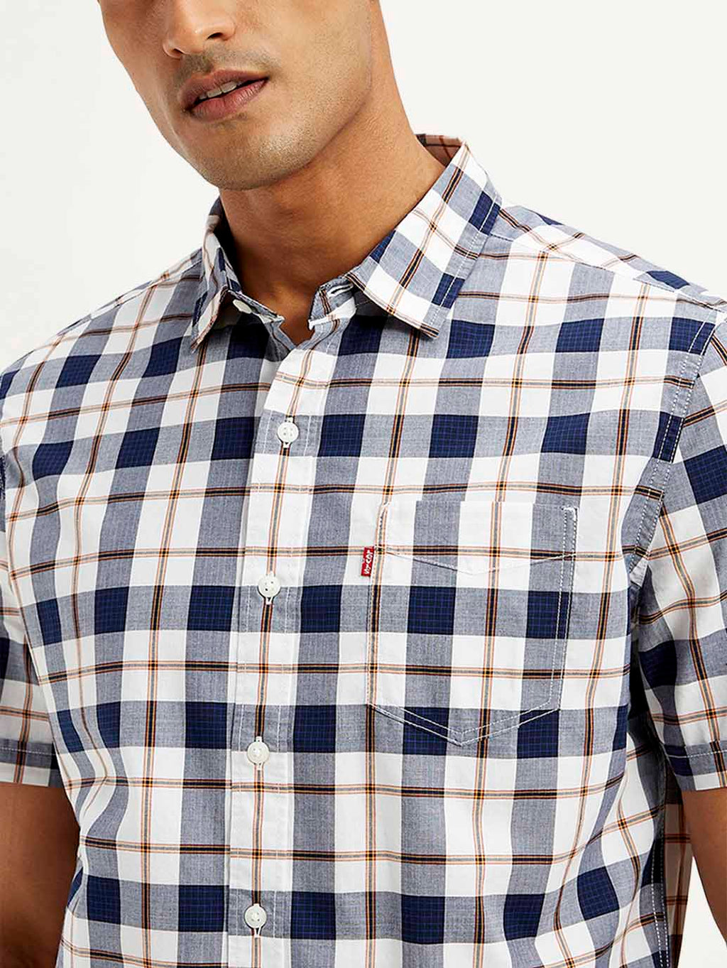 Men's Checkered Slim Fit Shirt