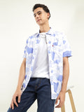 Men's Printed Slim Fit Shirt