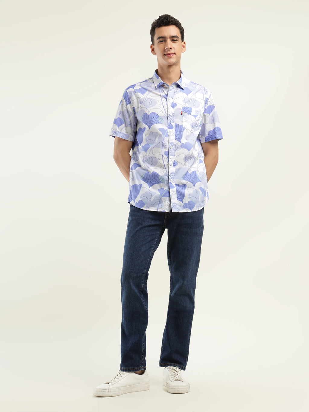 Men's Printed Slim Fit Shirt