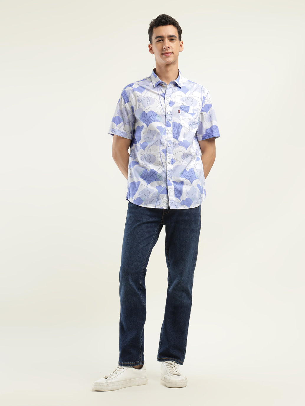 Men's Printed Slim Fit Shirt