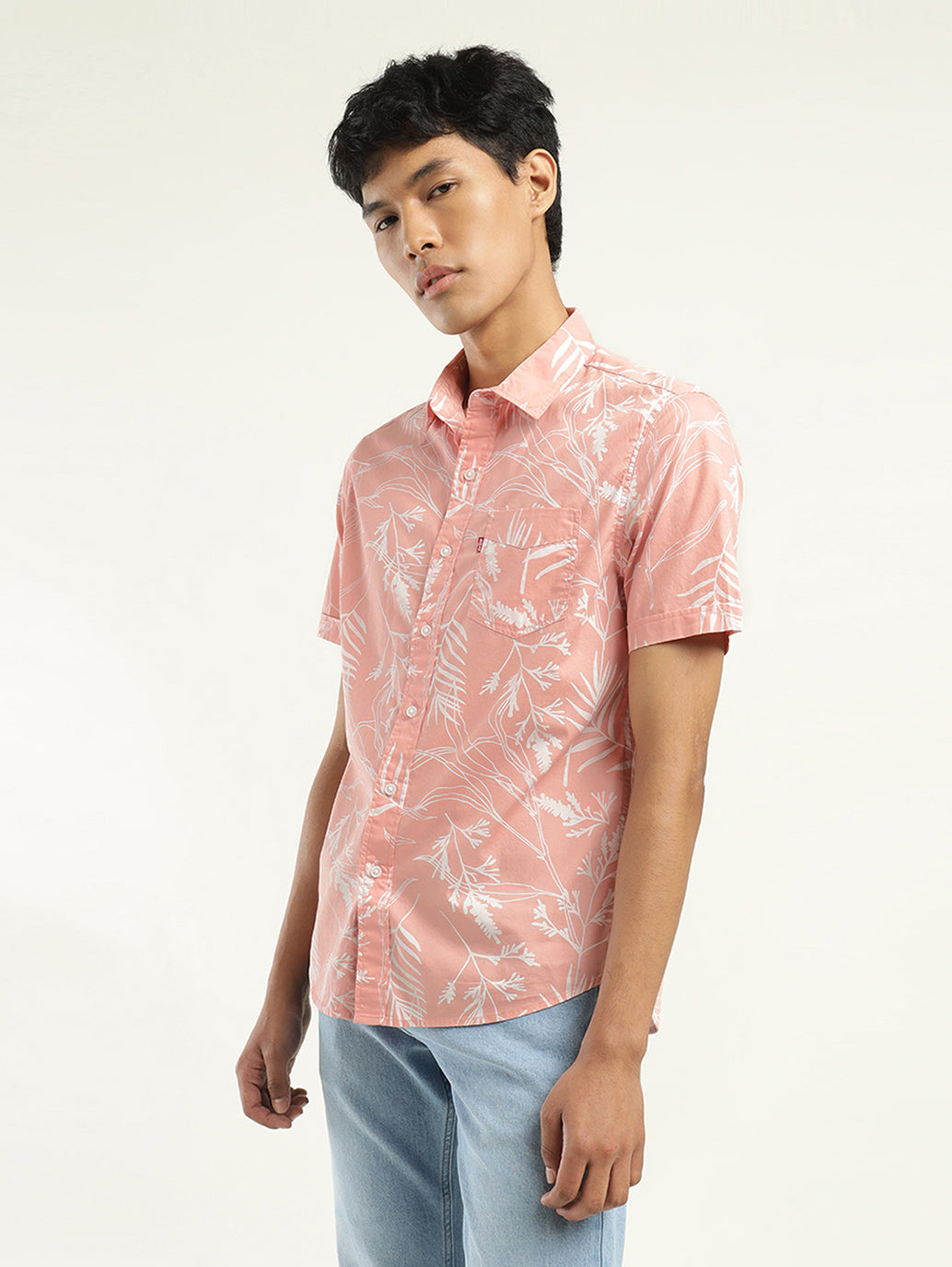 Men's Printed Slim Fit Shirt