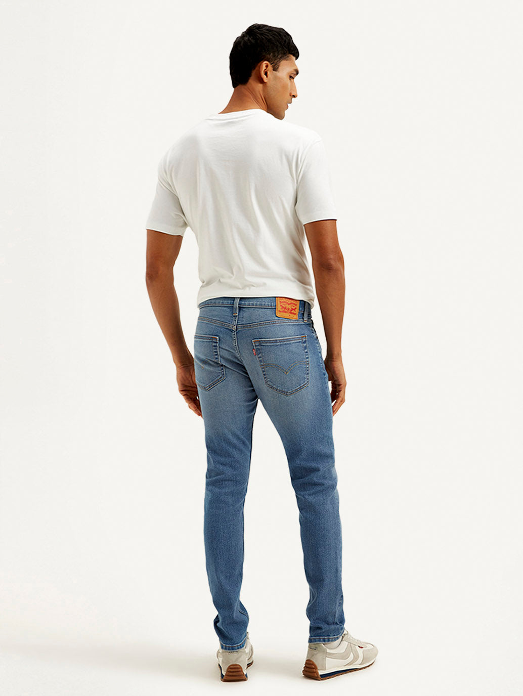 Men's 512 Navy Blue Slim Tapered Fit Mid Rise Jeans
