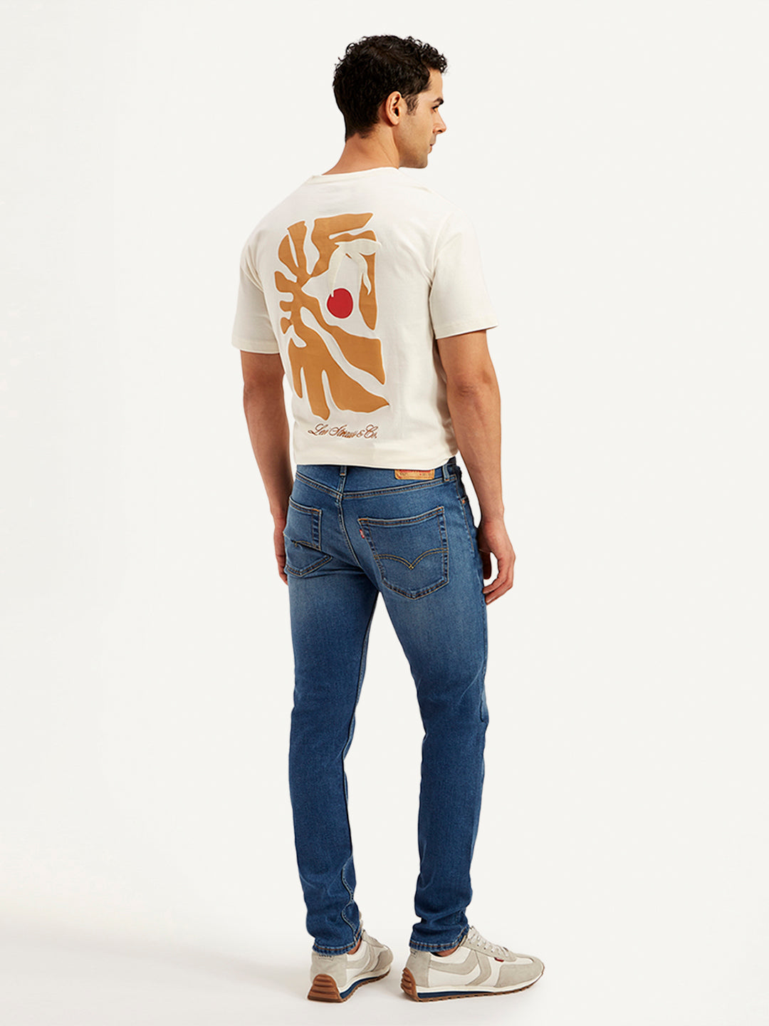 Men's 512 Blue Slim Tapered Fit Mid Rise Jeans