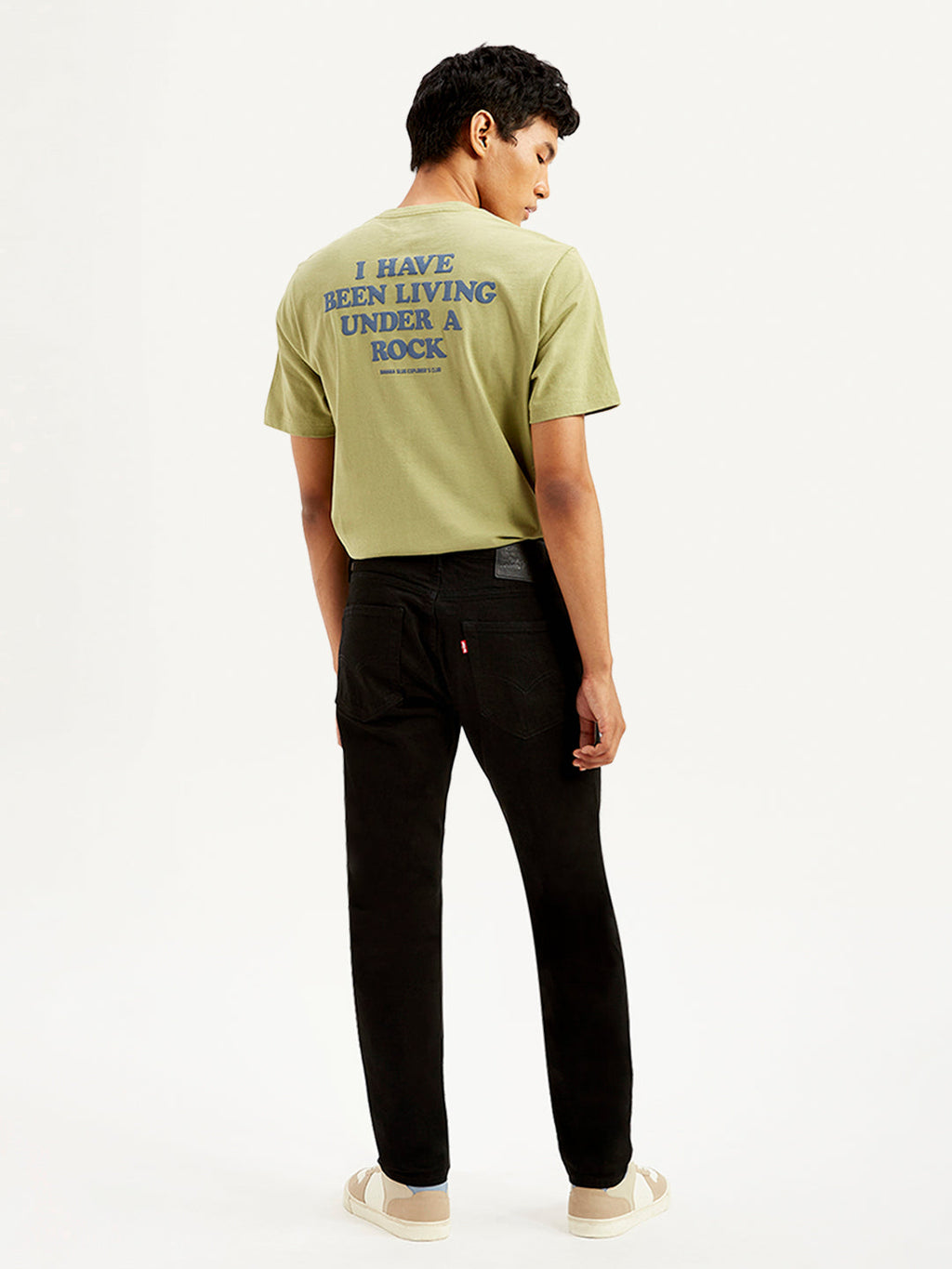 Men's 512 Black Slim Tapered Fit Mid Rise Selvedge Jeans
