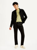 Men's 512 Black Slim Tapered Fit Mid Rise Selvedge Jeans