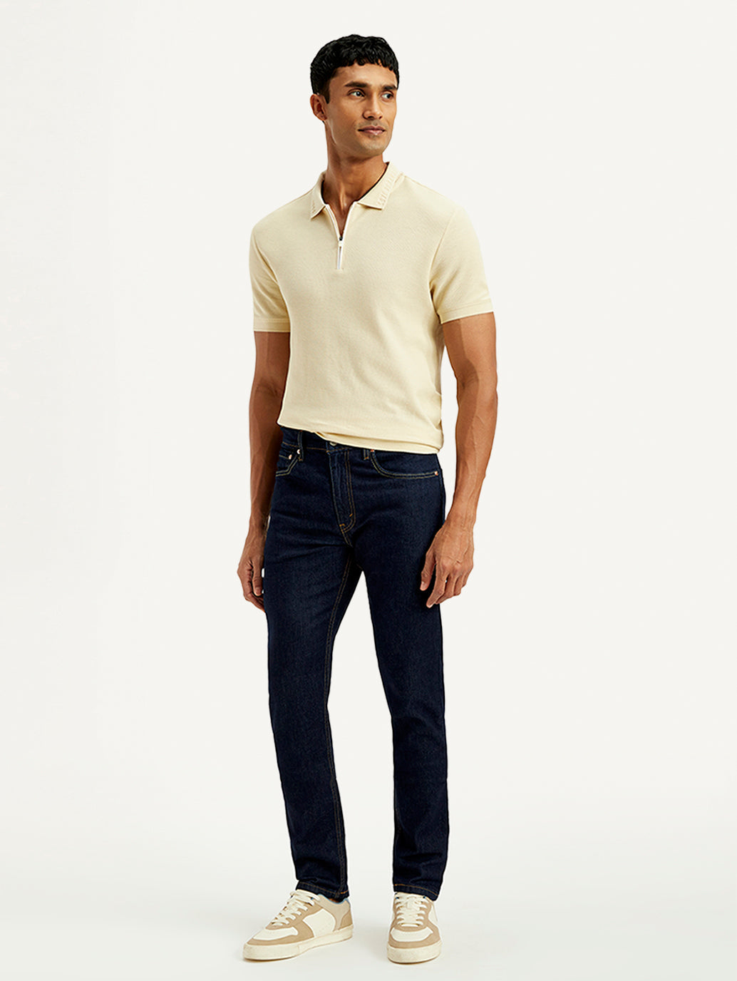 Men's 512 Navy Slim Tapered Fit Mid Rise Jeans