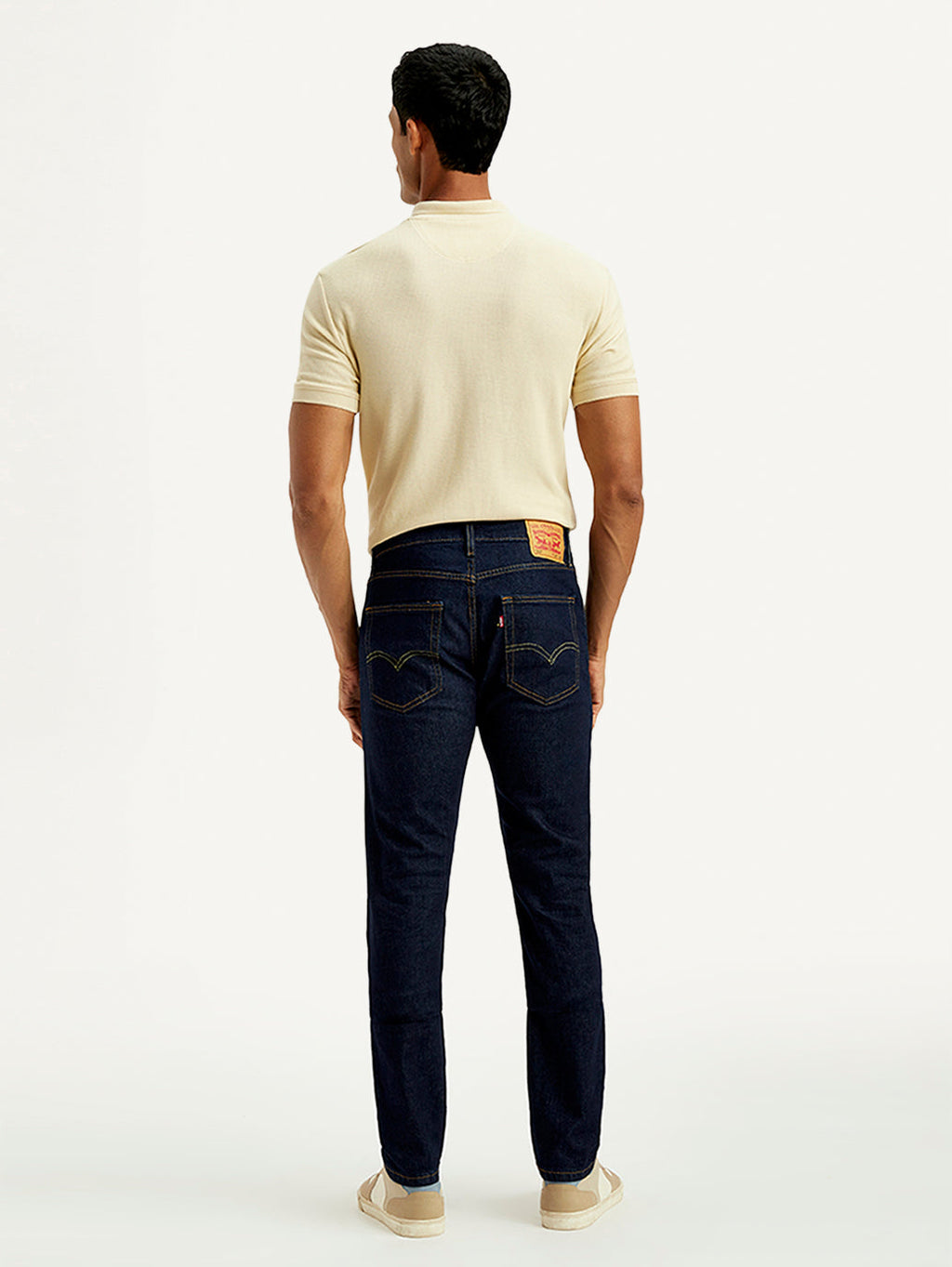 Men's 512 Navy Slim Tapered Fit Mid Rise Jeans