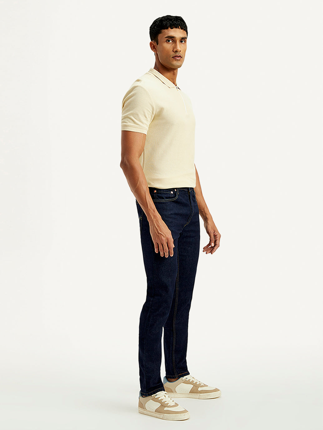 Men's 512 Navy Slim Tapered Fit Mid Rise Jeans