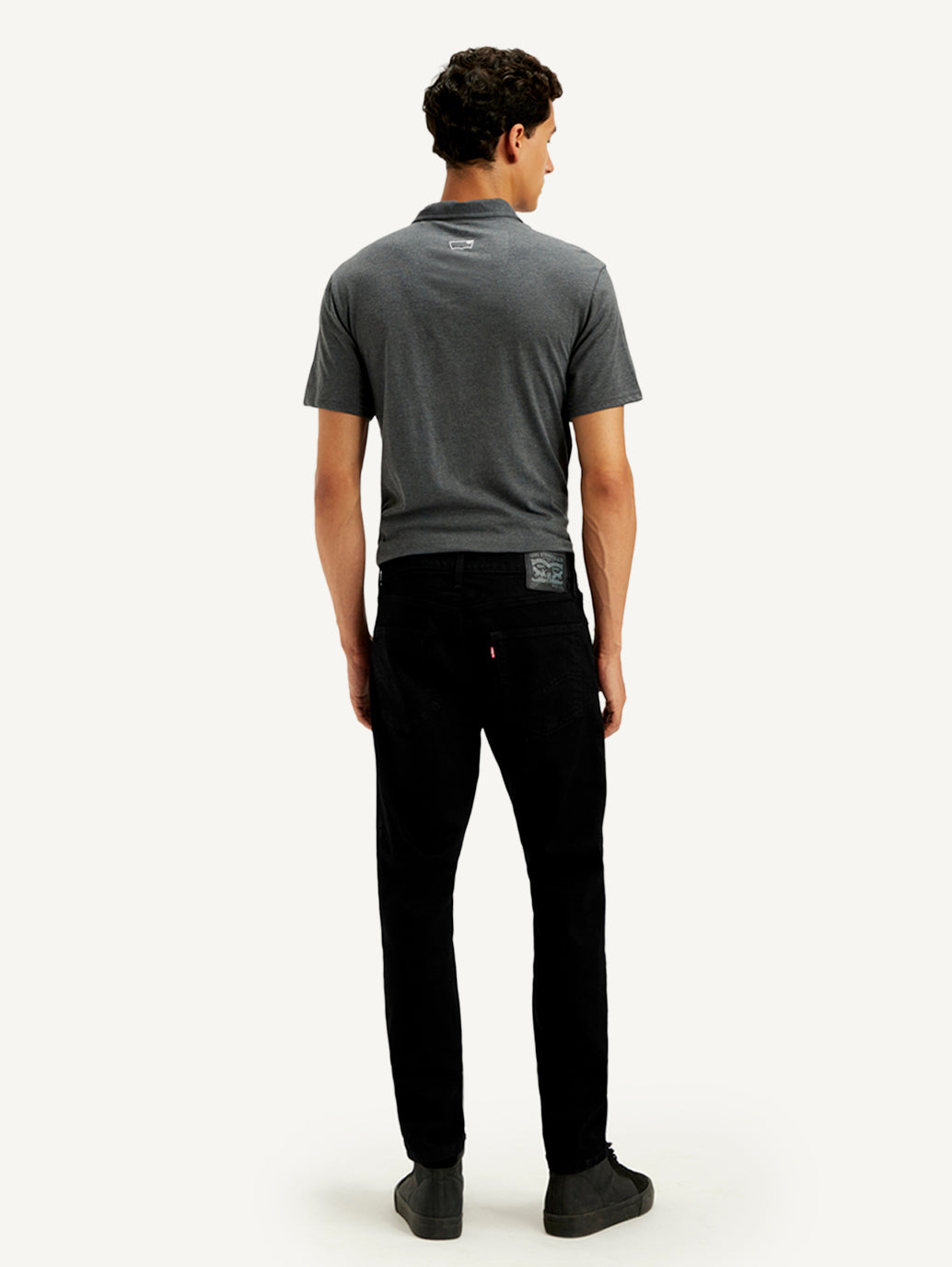 Men's 512 Black Slim Tapered Fit Mid Rise Jeans