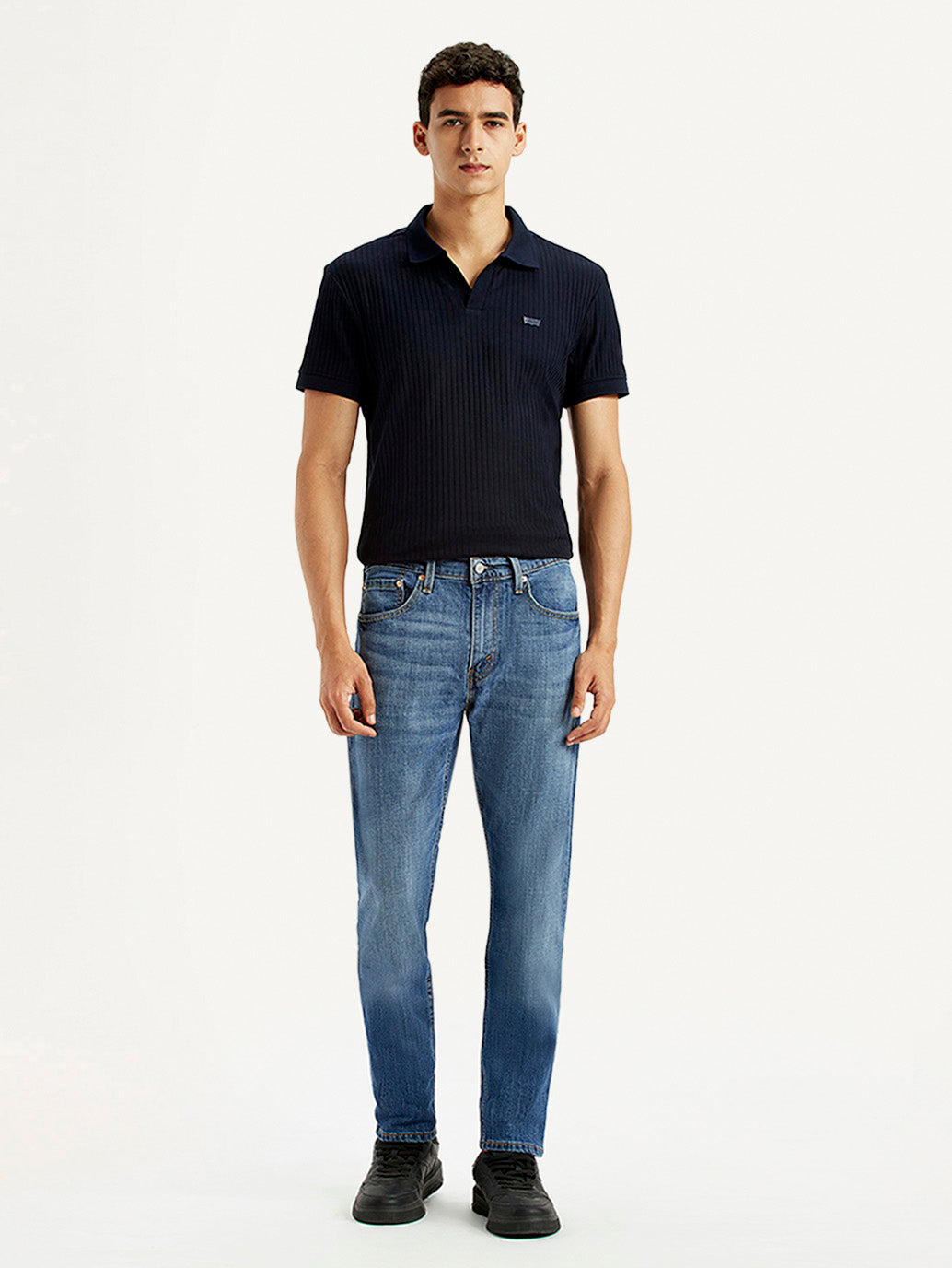 Men's 512 Blue Slim Tapered Fit Mid Rise Jeans