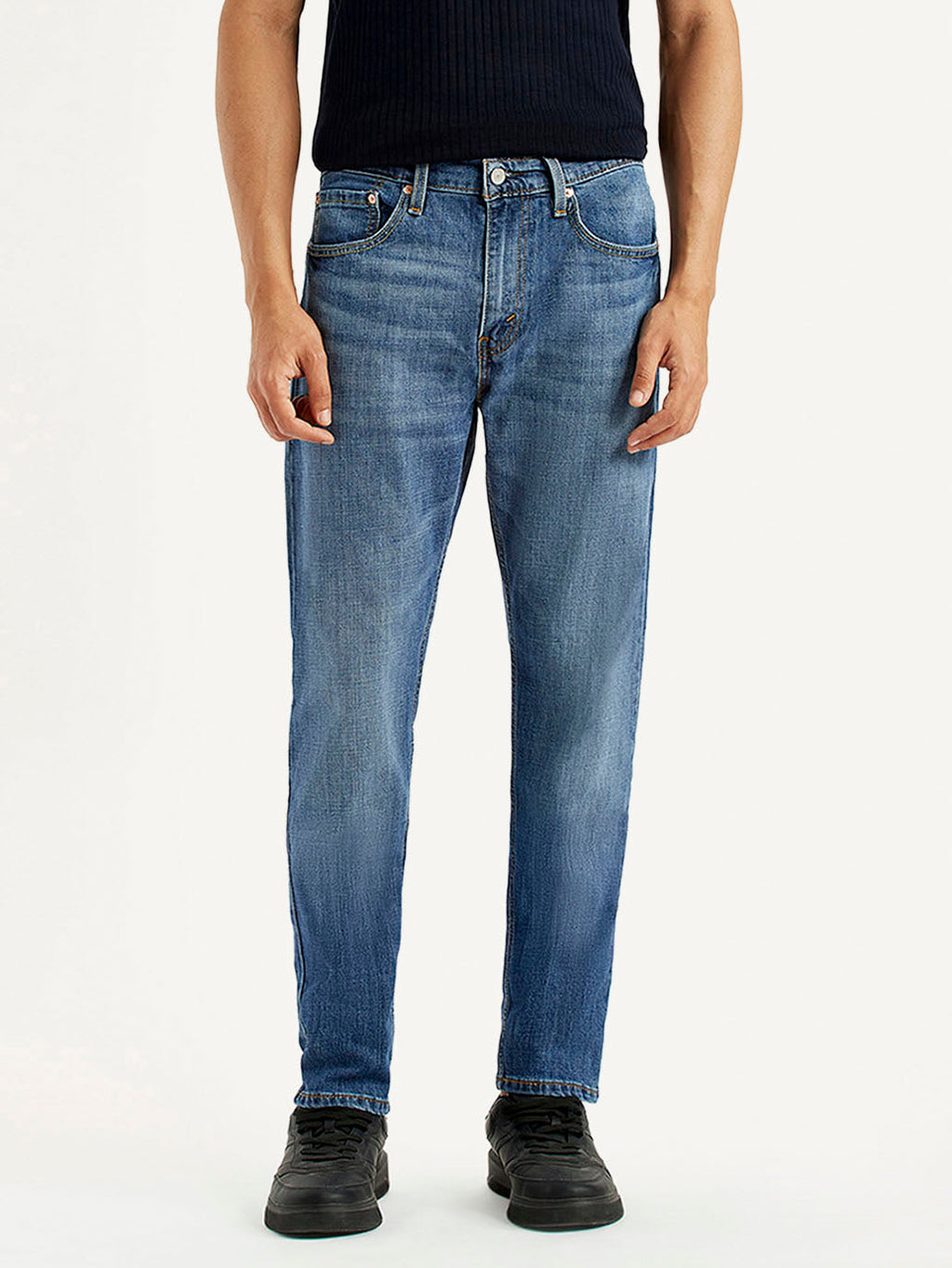 Men's 512 Blue Slim Tapered Fit Mid Rise Jeans