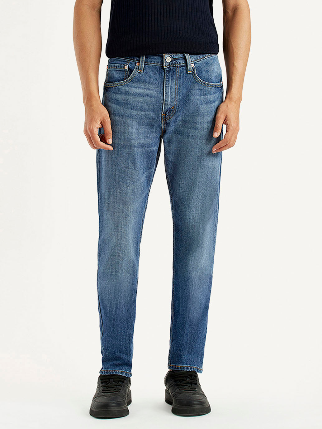 Men's 512 Blue Slim Tapered Fit Mid Rise Jeans