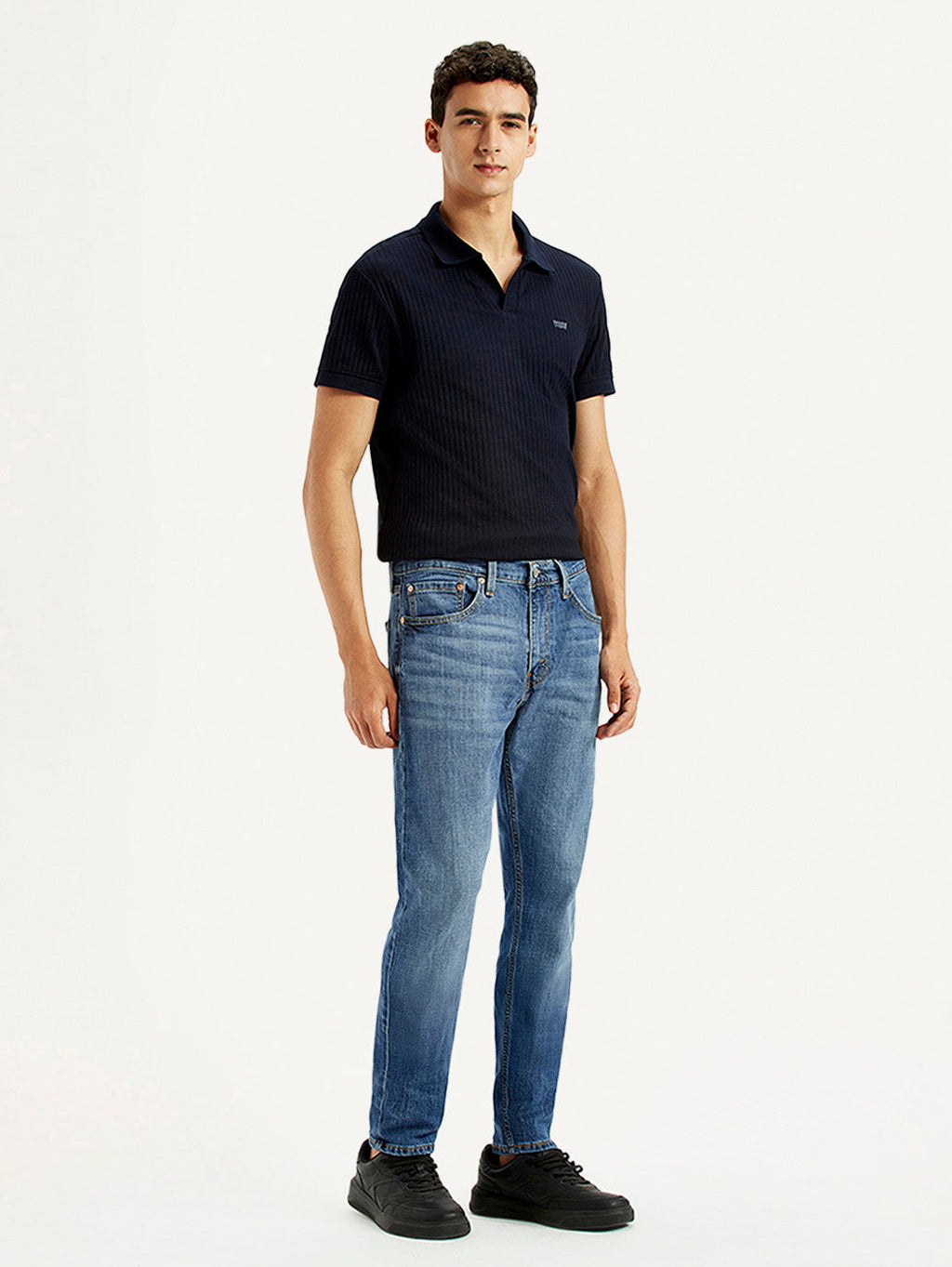 Men's 512 Blue Slim Tapered Fit Mid Rise Jeans