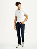 Men's 512 Dark Blue Slim Tapered Fit Mid Rise Jeans