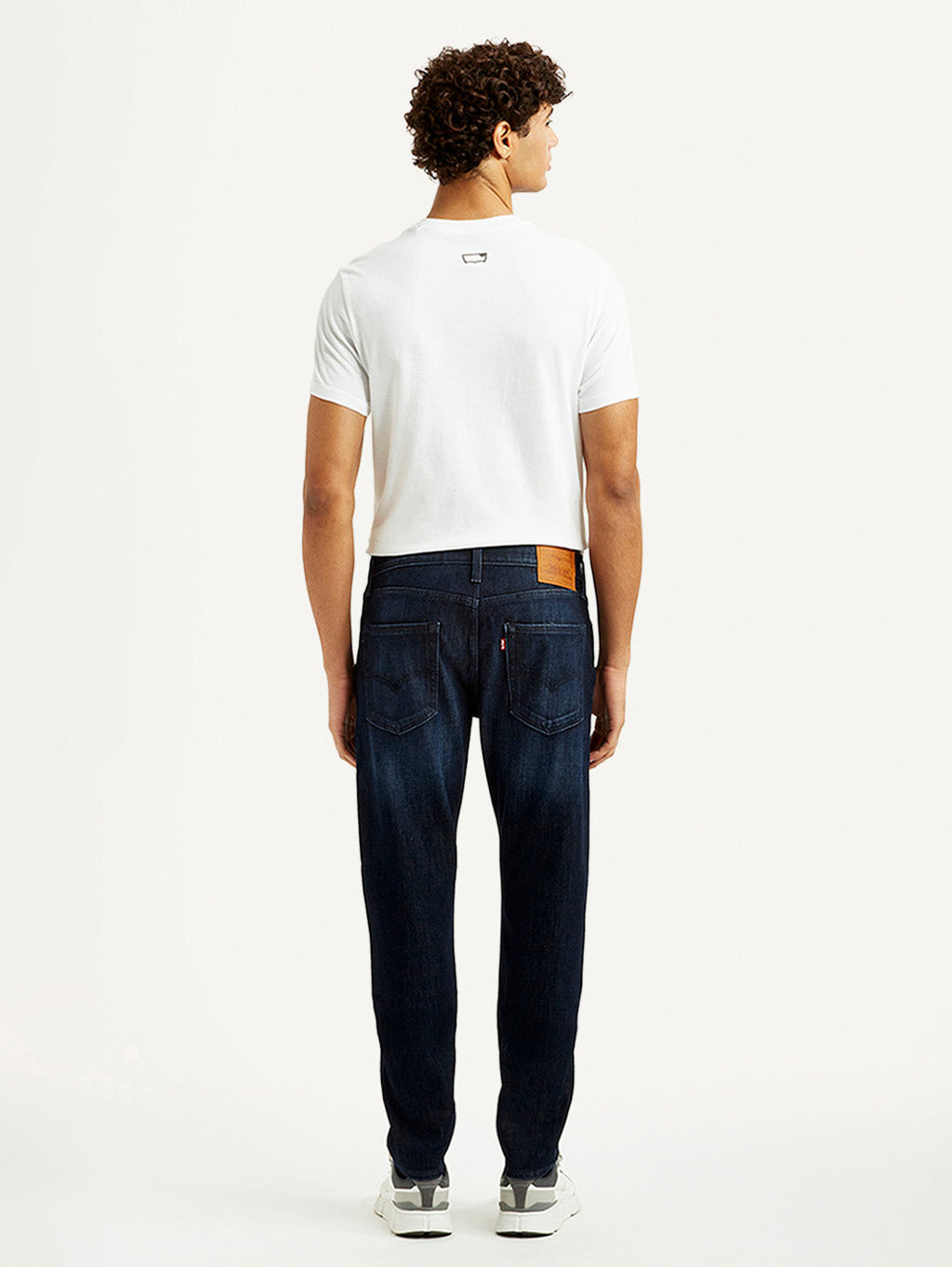 Men's 512 Dark Blue Slim Tapered Fit Mid Rise Jeans