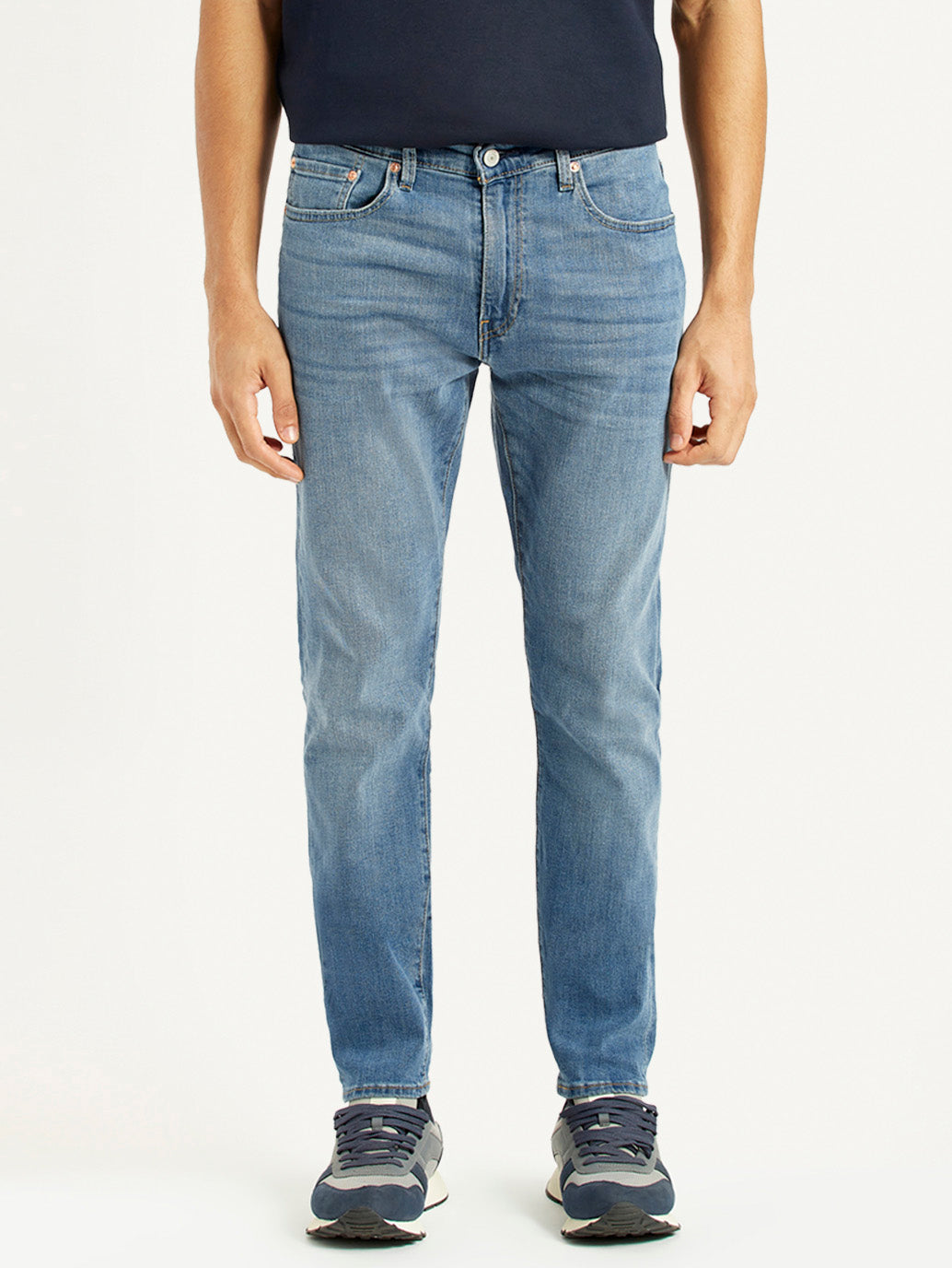 Men's 512 Blue Slim Tapered Fit Mid Rise Selvedge Jeans