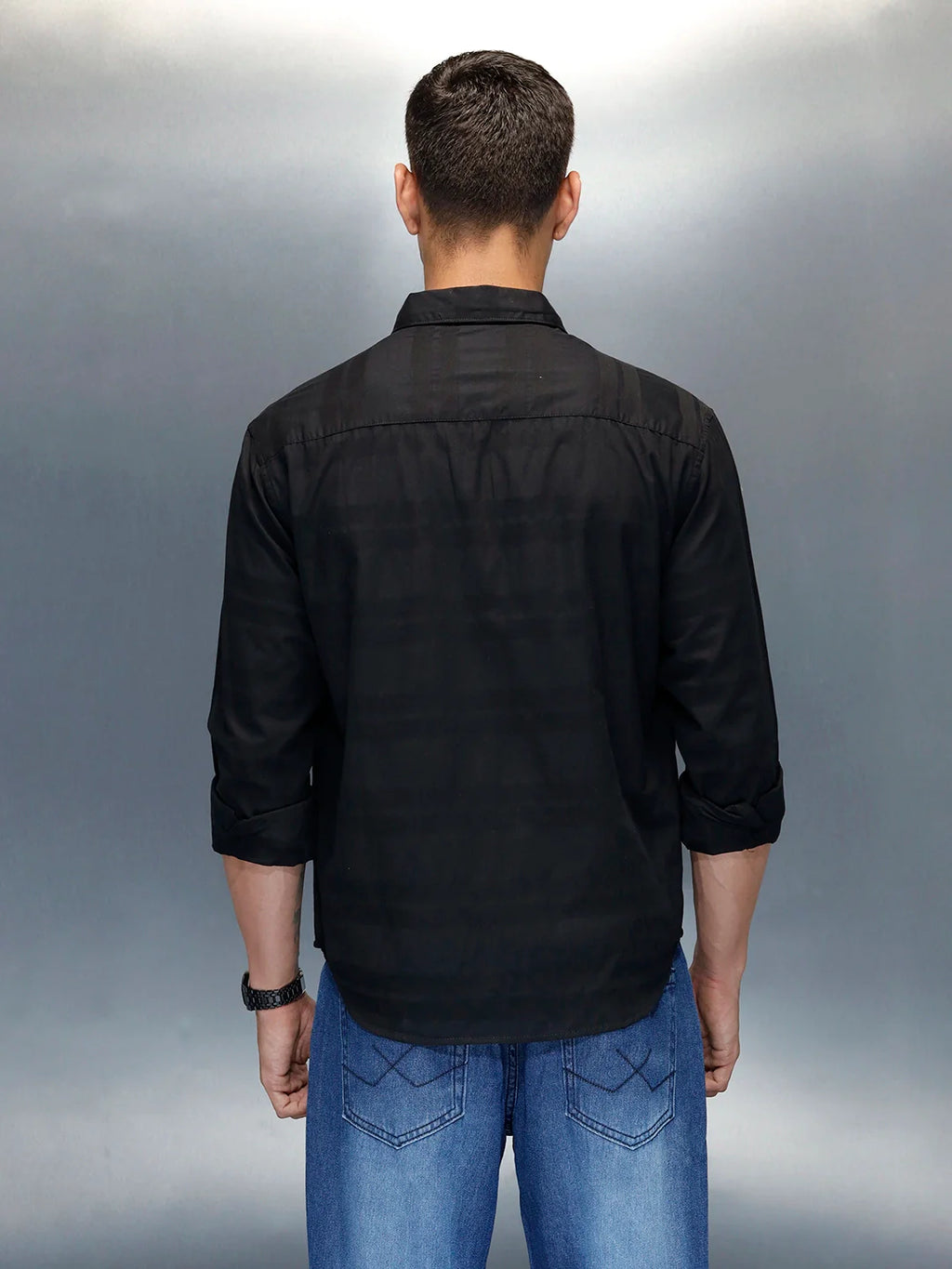 Men's Casual Comfort Fit Shirt | Black