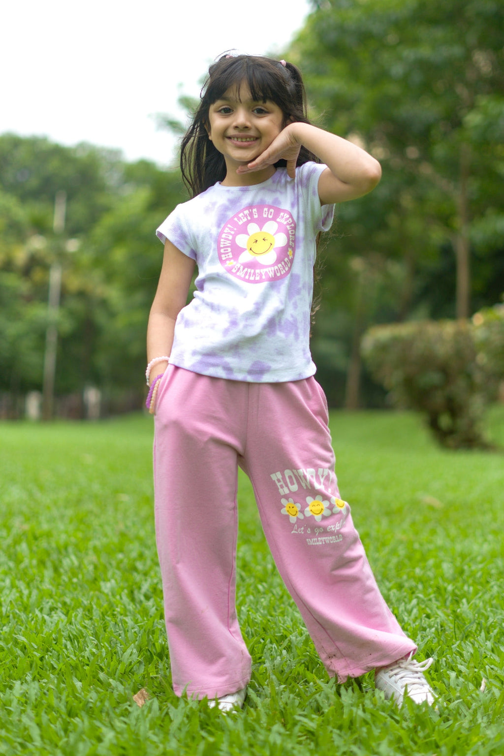 SMILEYWORLD® Howdy Girls Sunflower Co-Ord Set