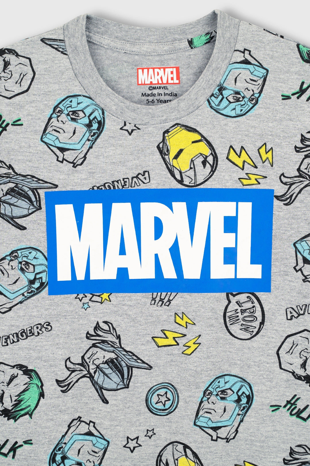 Avengers Classic Pattern Pajama Set