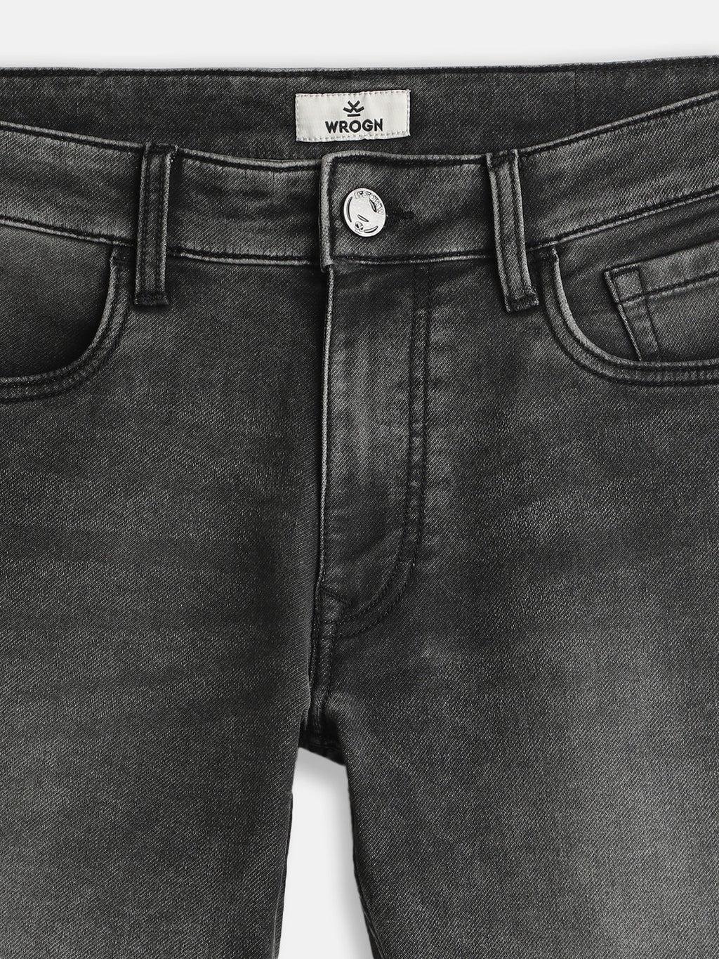 Dark Grey Slim Tapered Jeans