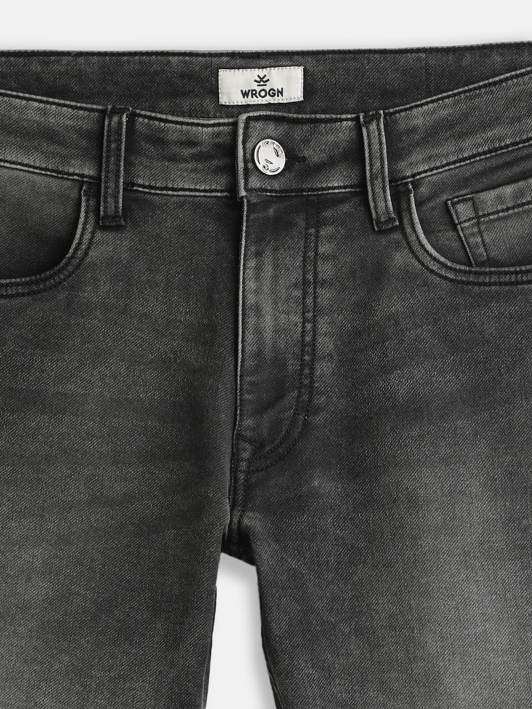 Dark Grey Slim Tapered Jeans