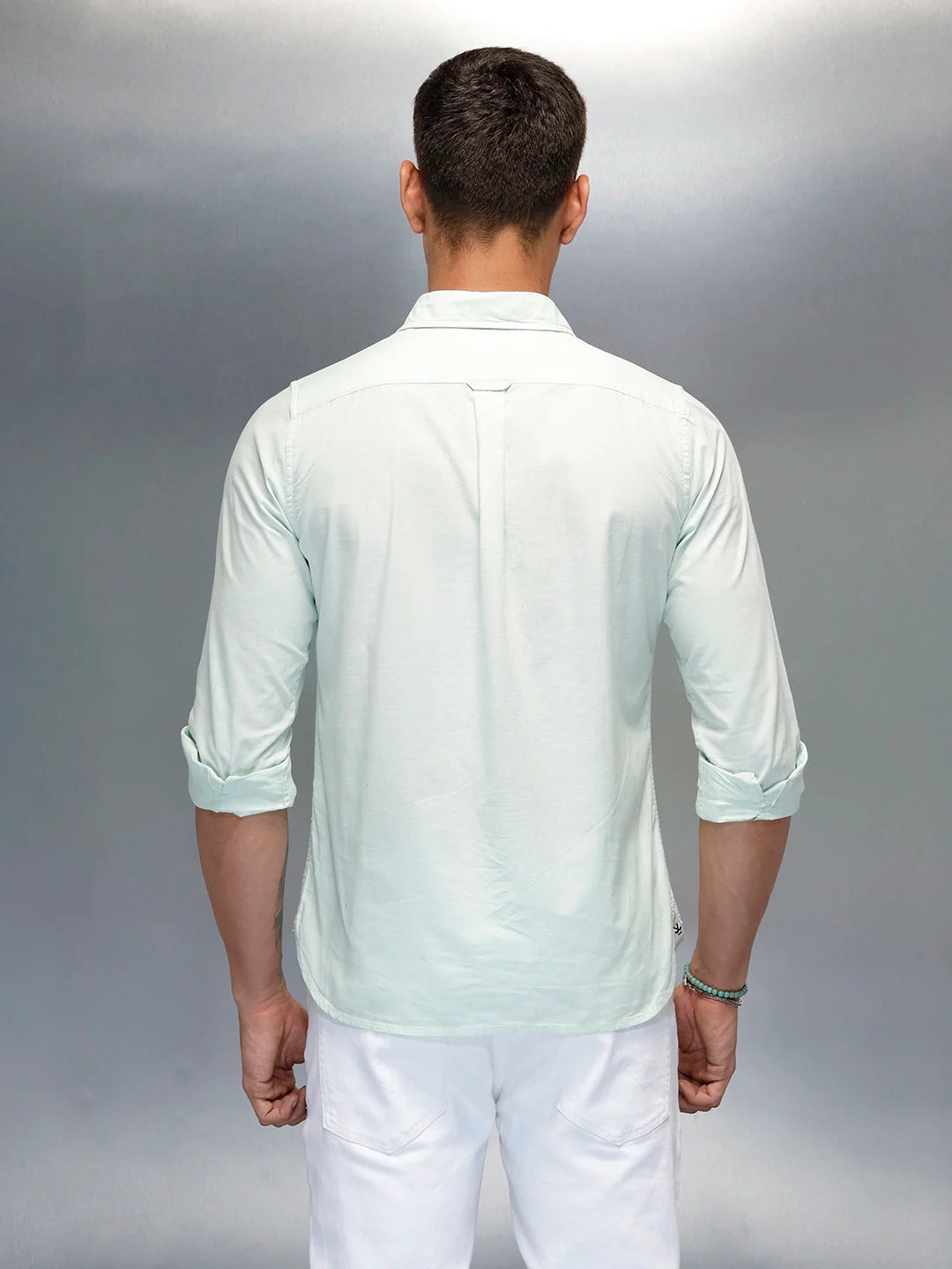 Men's Casual Slim Fit Shirt | Green
