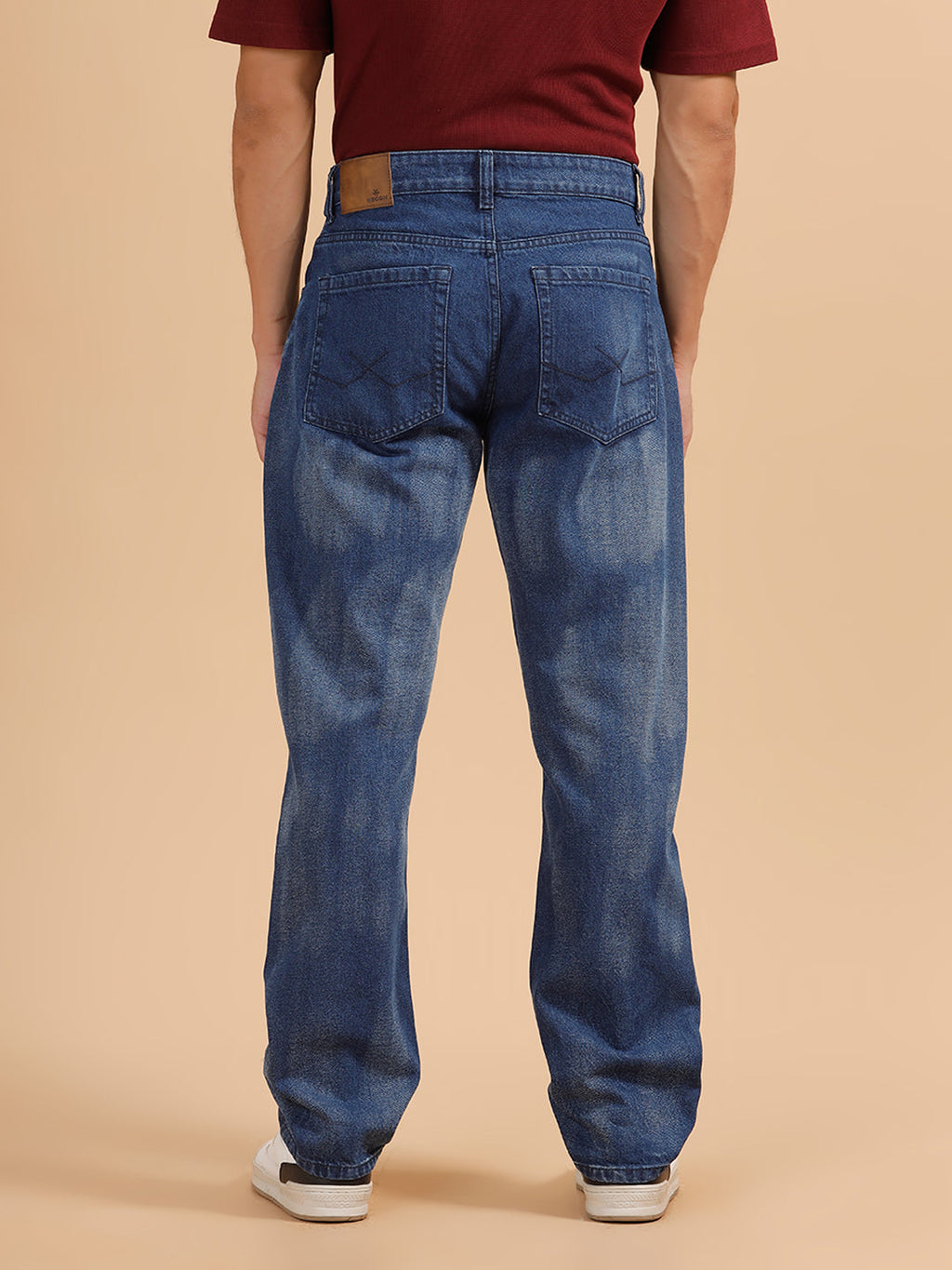 Heavy Fade Anti Fit Jeans | Blue