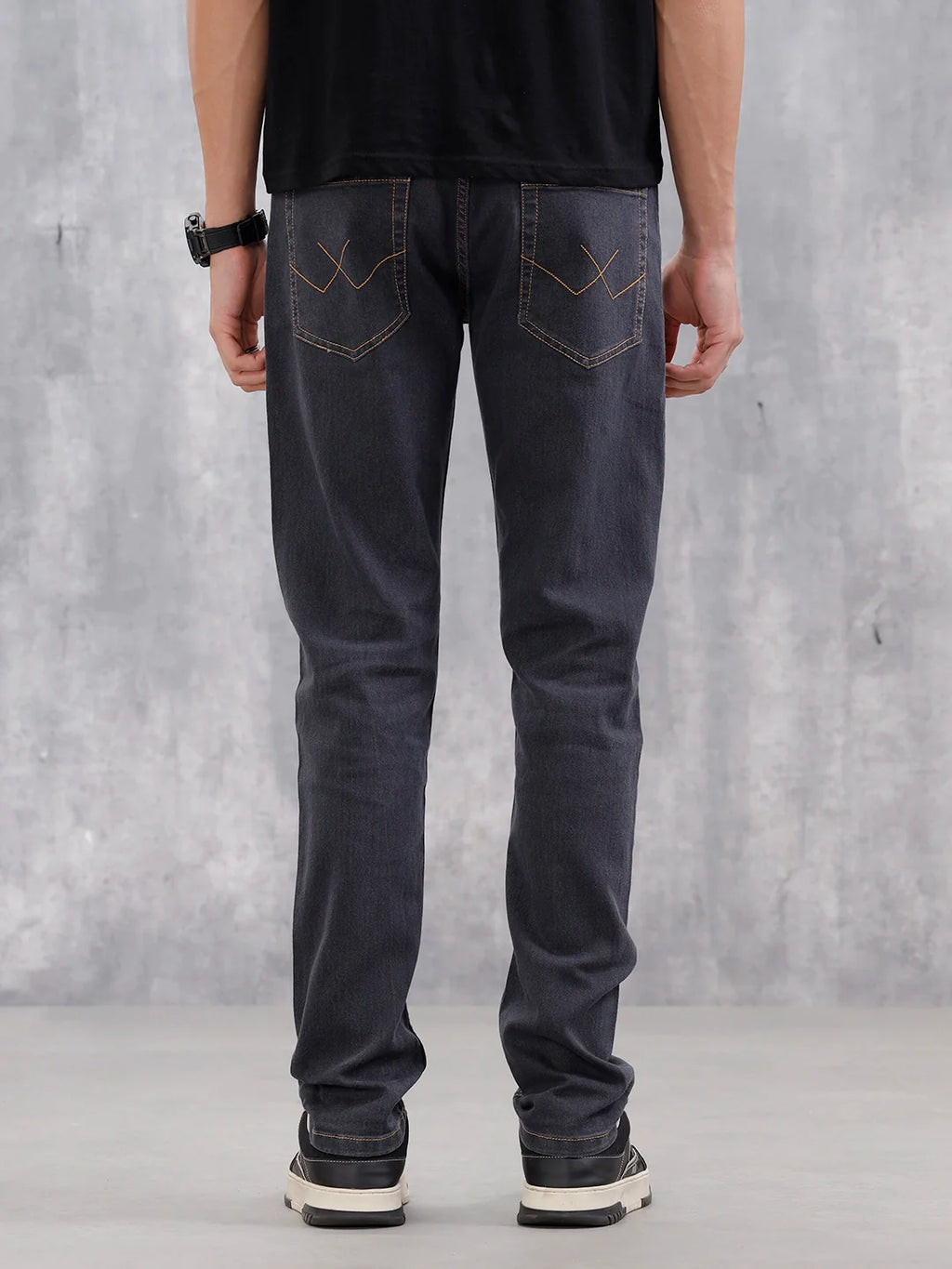 Men's Casual Slim Fit Jeans | Grey