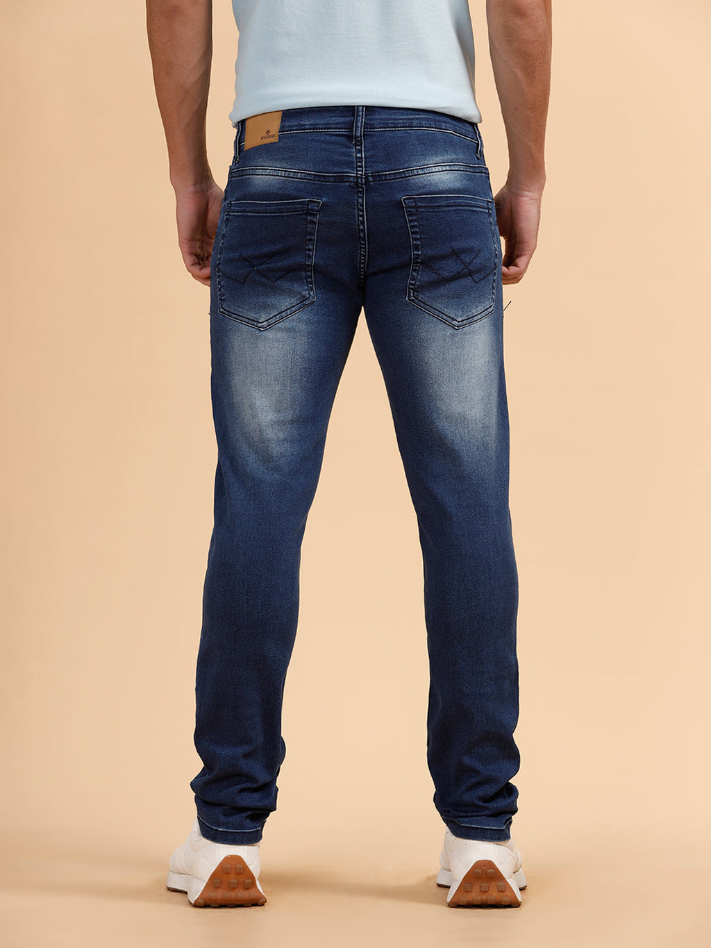 Solid Heavy Fade Jeans | Blue
