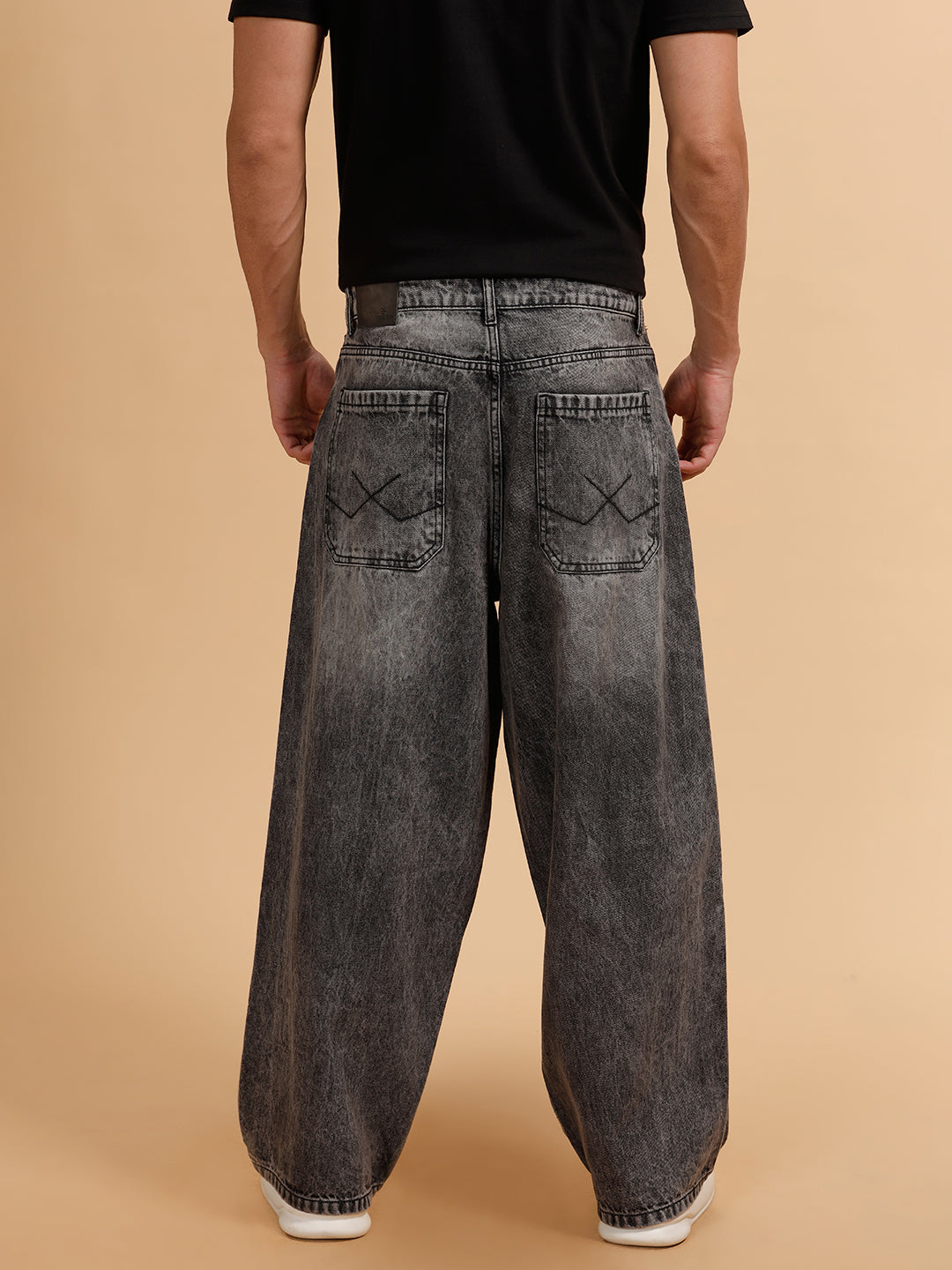 Casual Baggy Fit Jeans | Grey