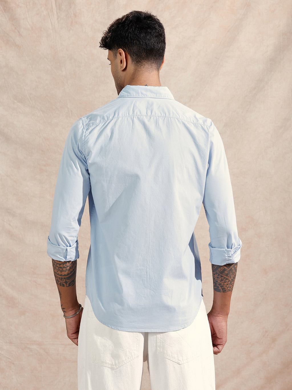Solid Regular Fit Shirt | Blue
