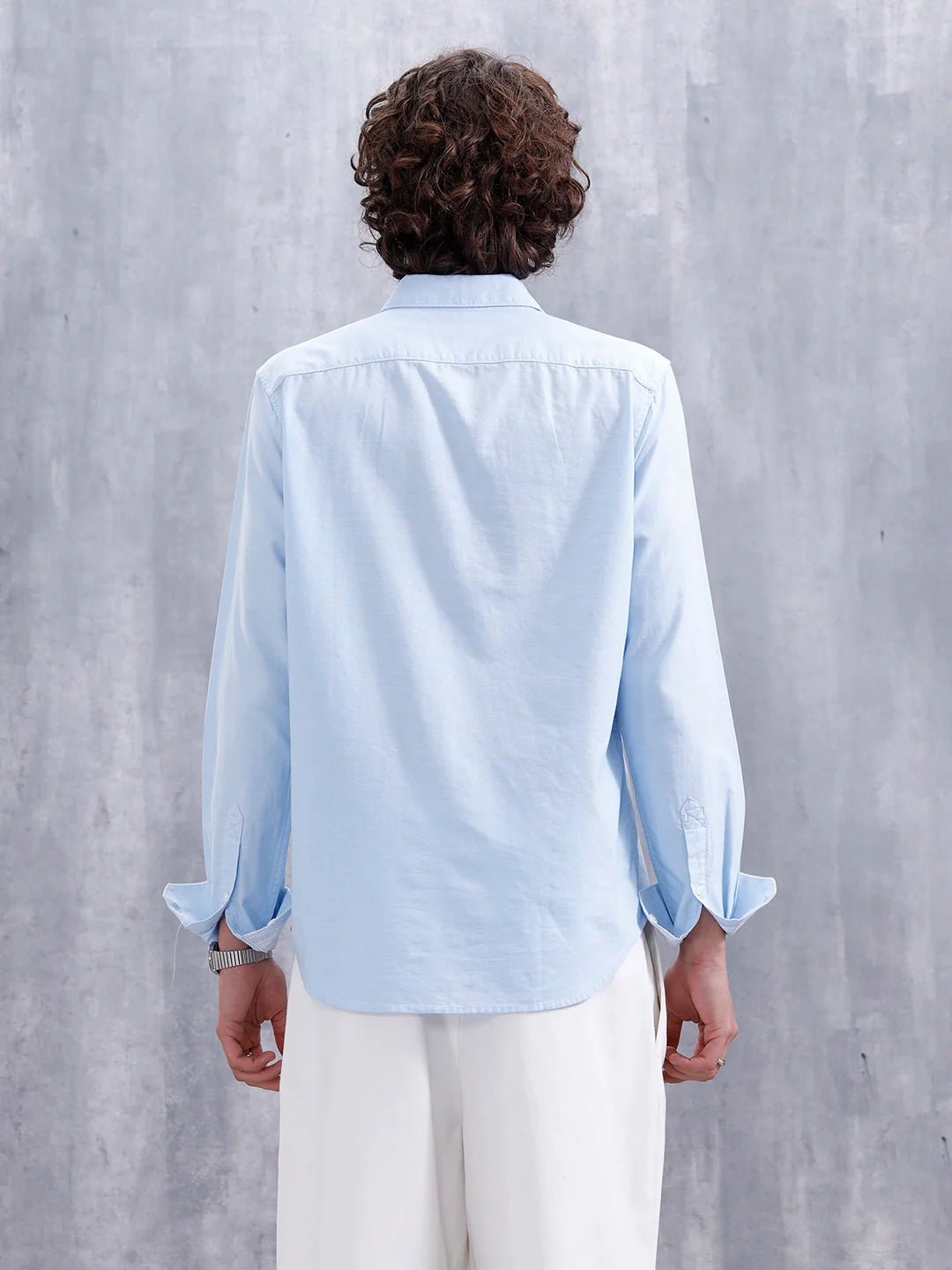Premium Oxford Slim Fit Shirt | Blue