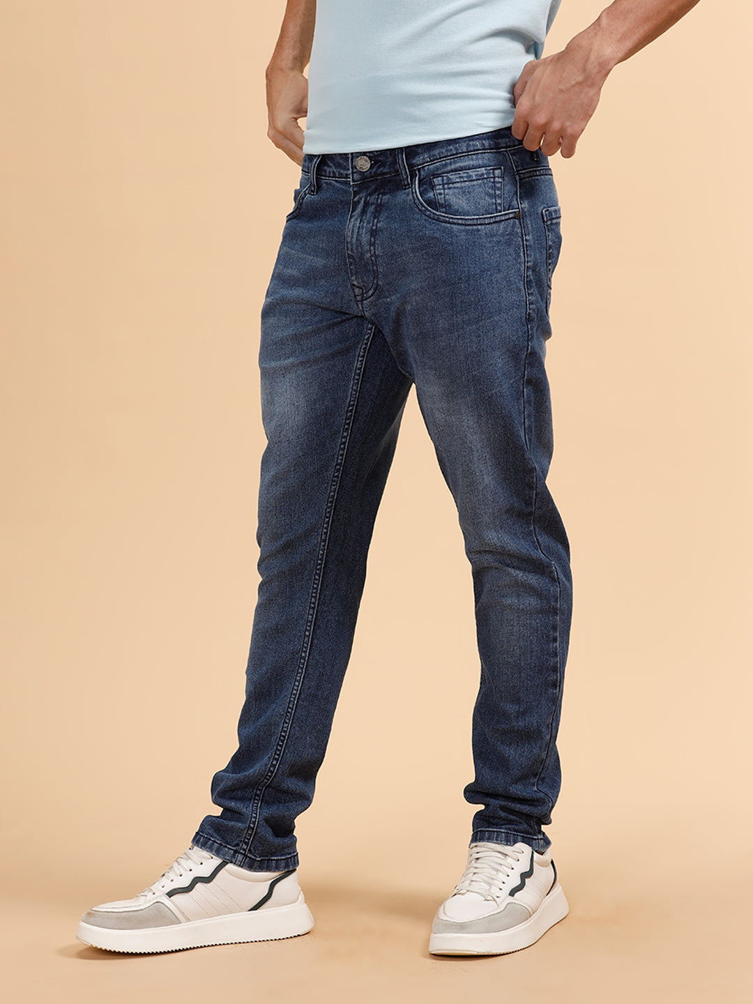 Casual Slim Fit Jeans | Blue