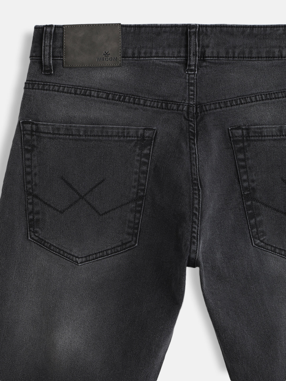 Light Fade Skinny Crop Jeans | Dark Grey