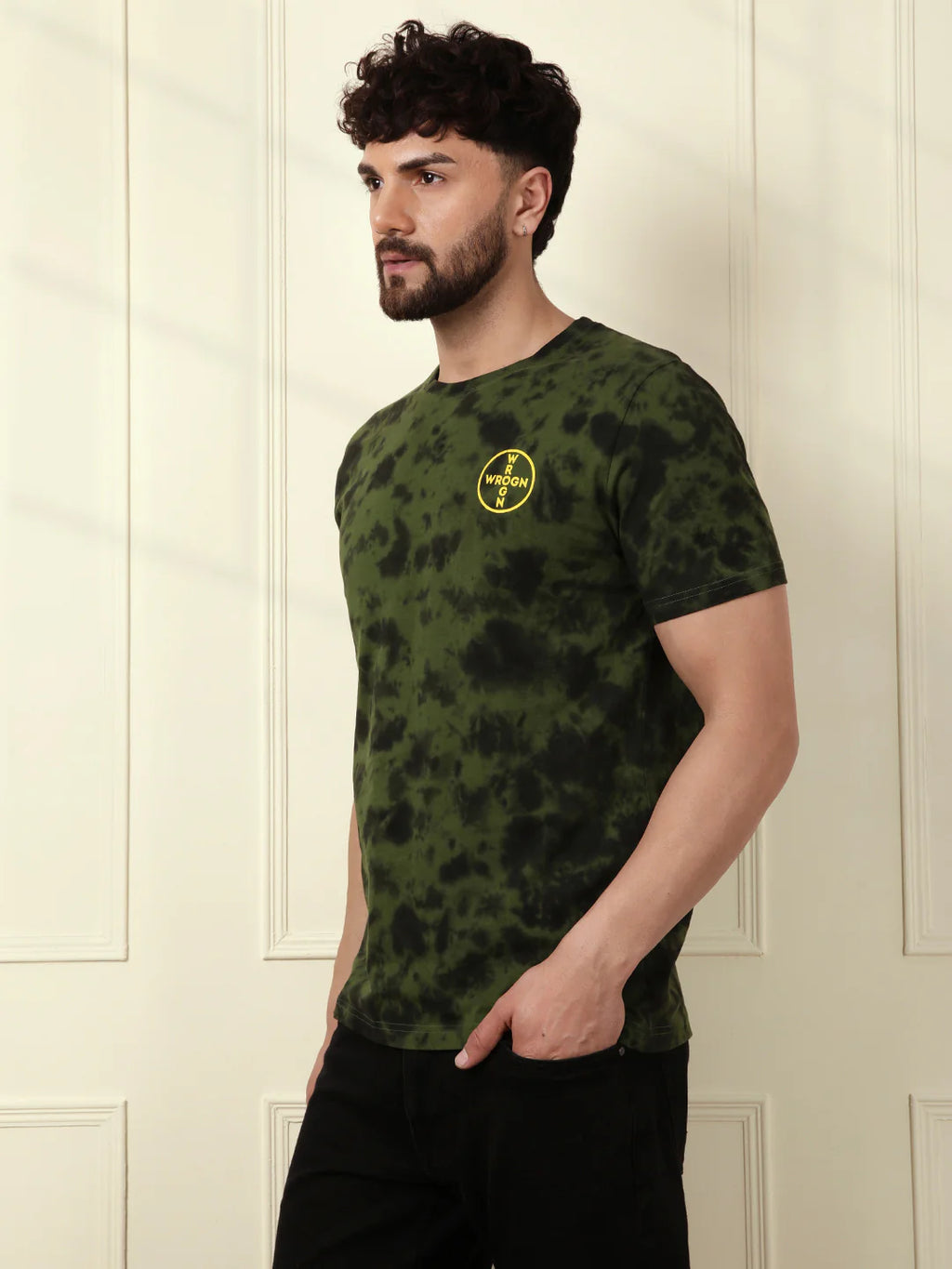 Washed Slim Fit T-Shirt | Dark Green