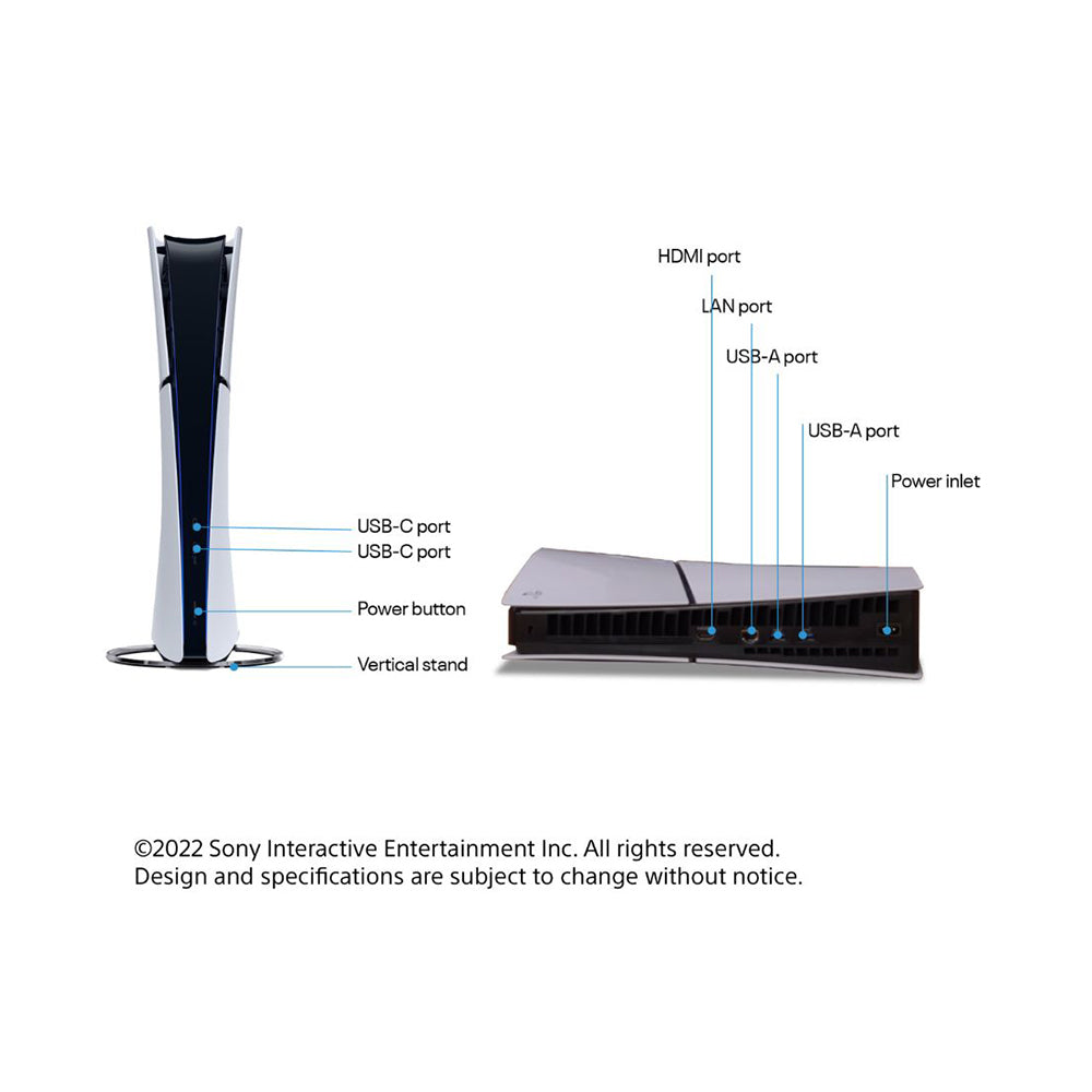 PlayStation®5 Digital Edition CFI-2008B01X (slim)